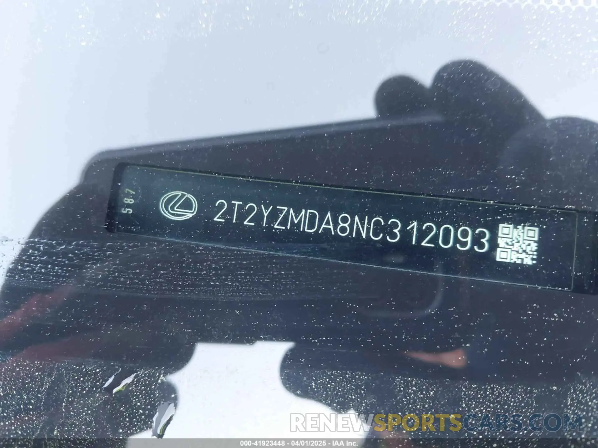 9 fotografías del automóvil dañado 2T2YZMDA8NC312093 LEXUS RX 350 2022