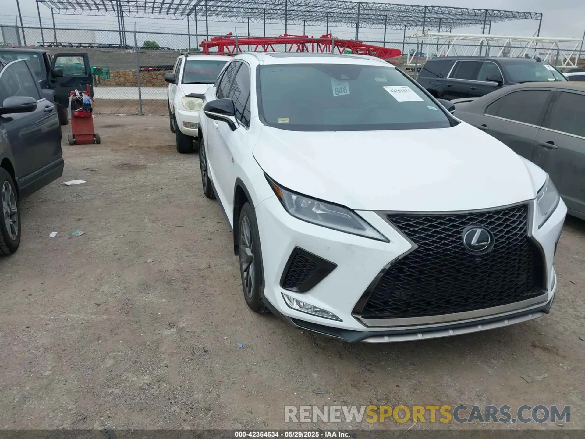 1 fotografías del automóvil dañado 2T2YZMDAXNC340204 LEXUS RX 350 2022