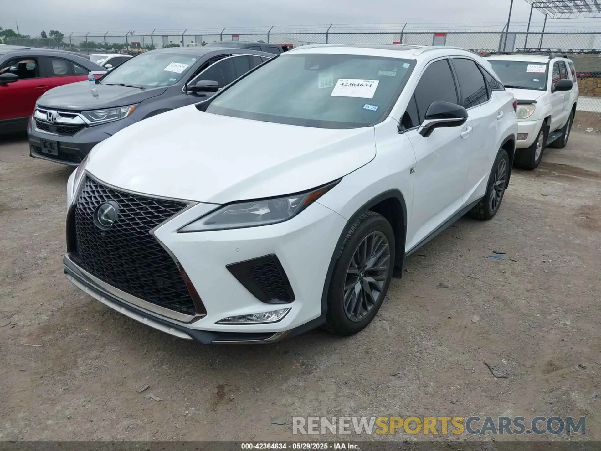 2 fotografías del automóvil dañado 2T2YZMDAXNC340204 LEXUS RX 350 2022