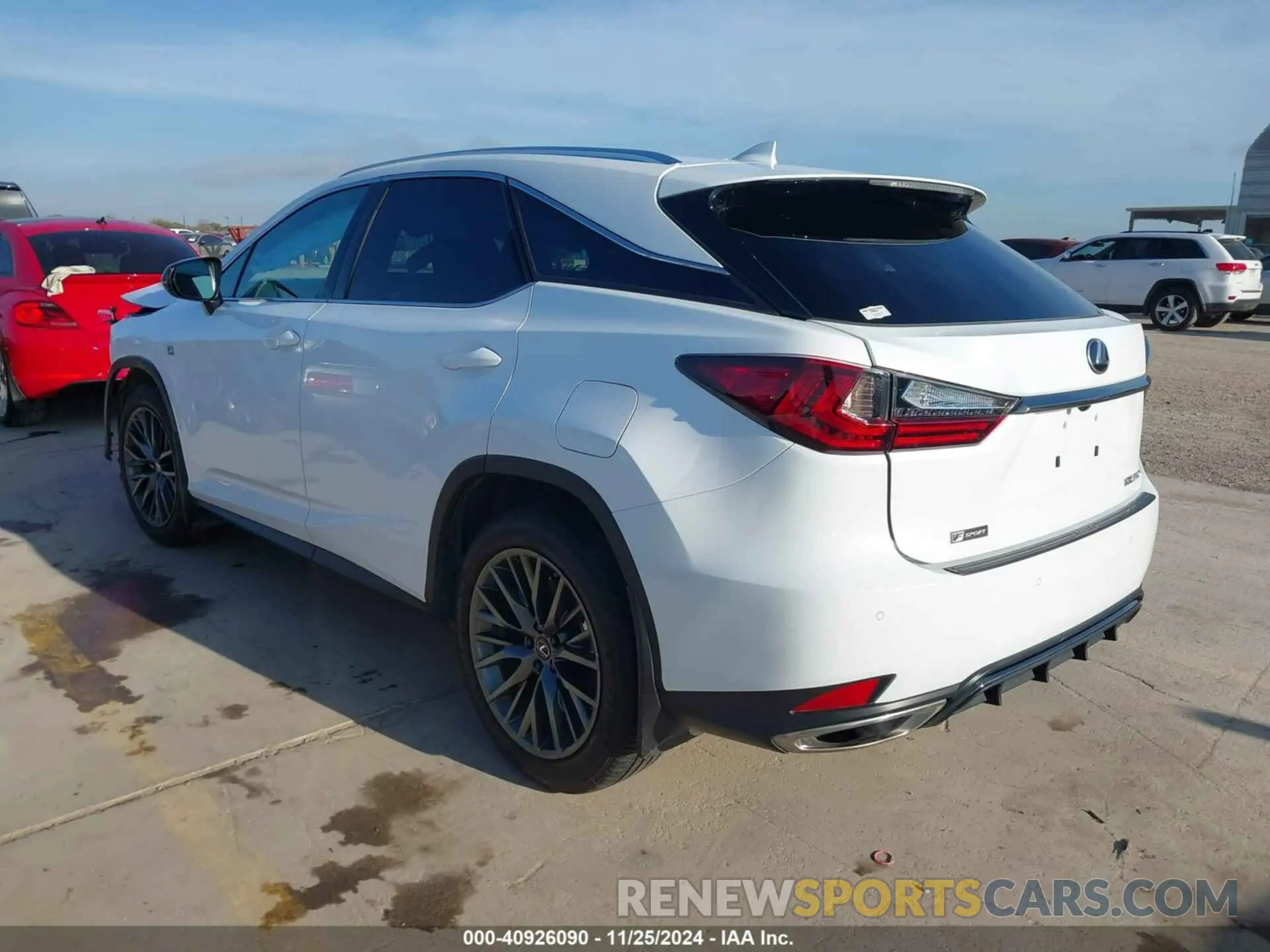 3 fotografías del automóvil dañado 2T2YZMDAXNC361022 LEXUS RX 350 2022
