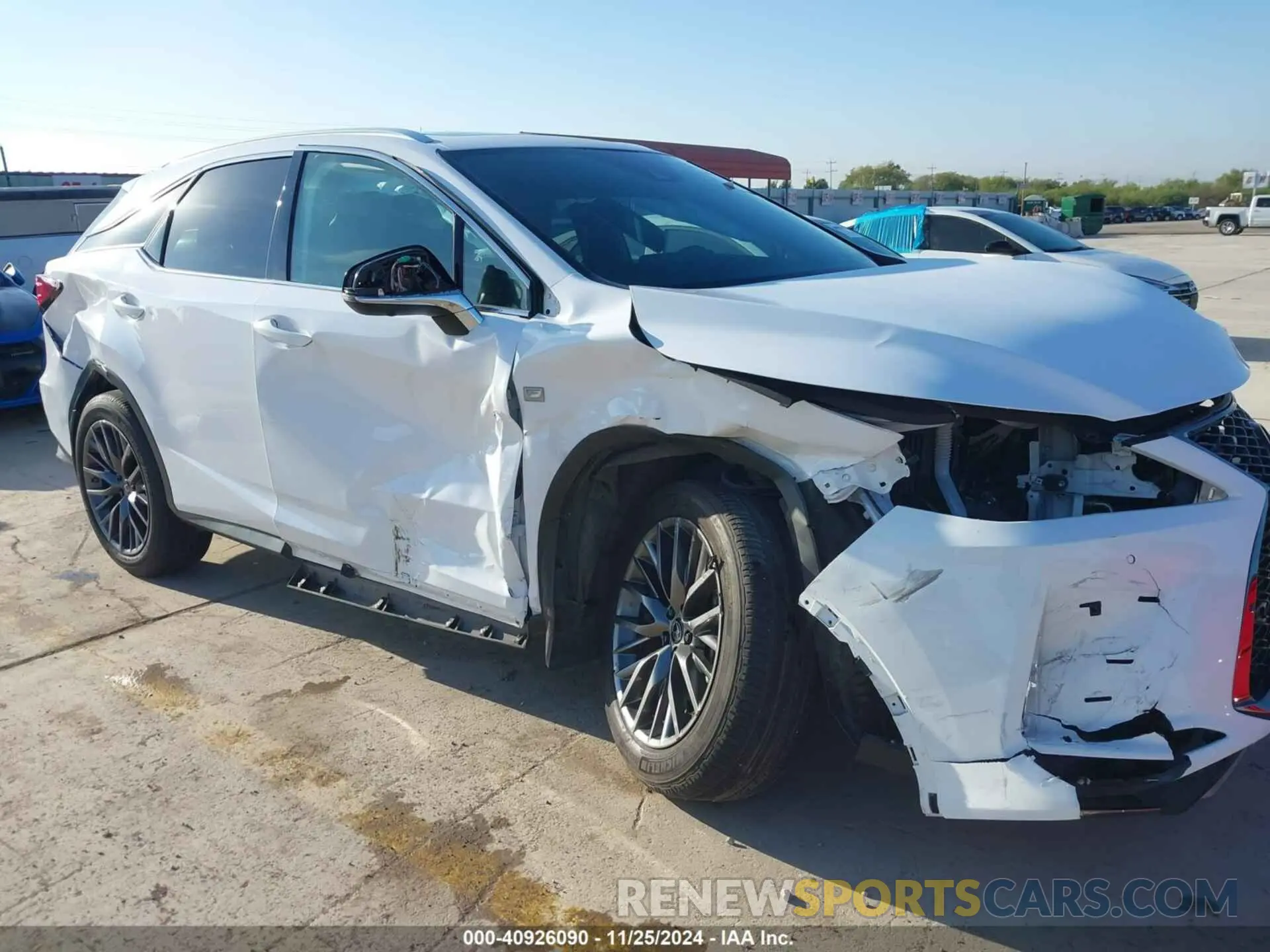 6 fotografías del automóvil dañado 2T2YZMDAXNC361022 LEXUS RX 350 2022