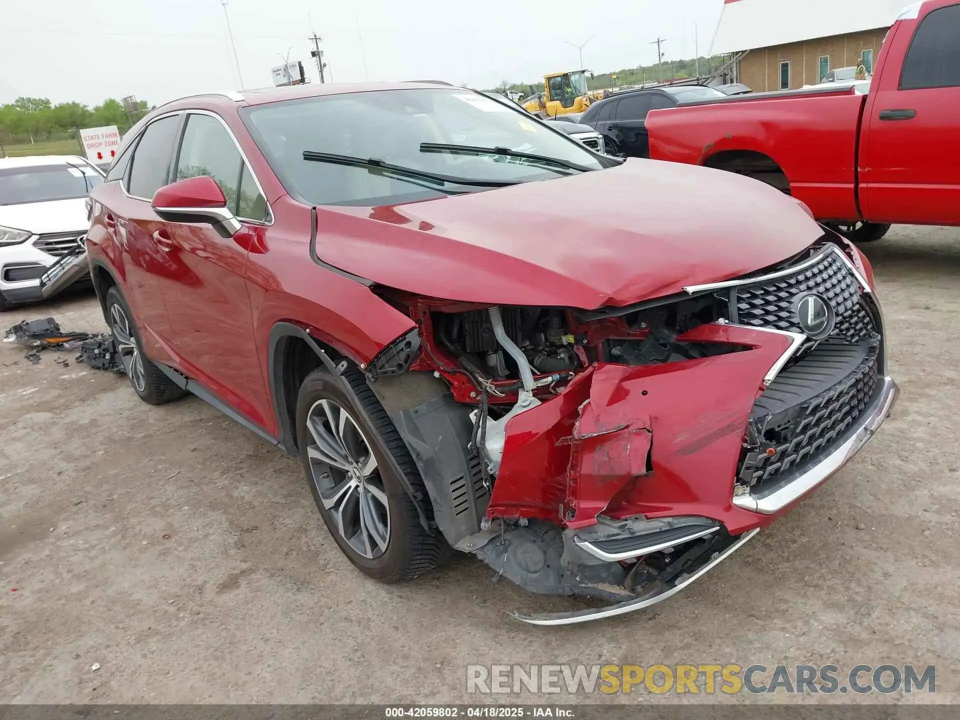 1 fotografías del automóvil dañado JTJHZMDAXN2058225 LEXUS RX 350 2022