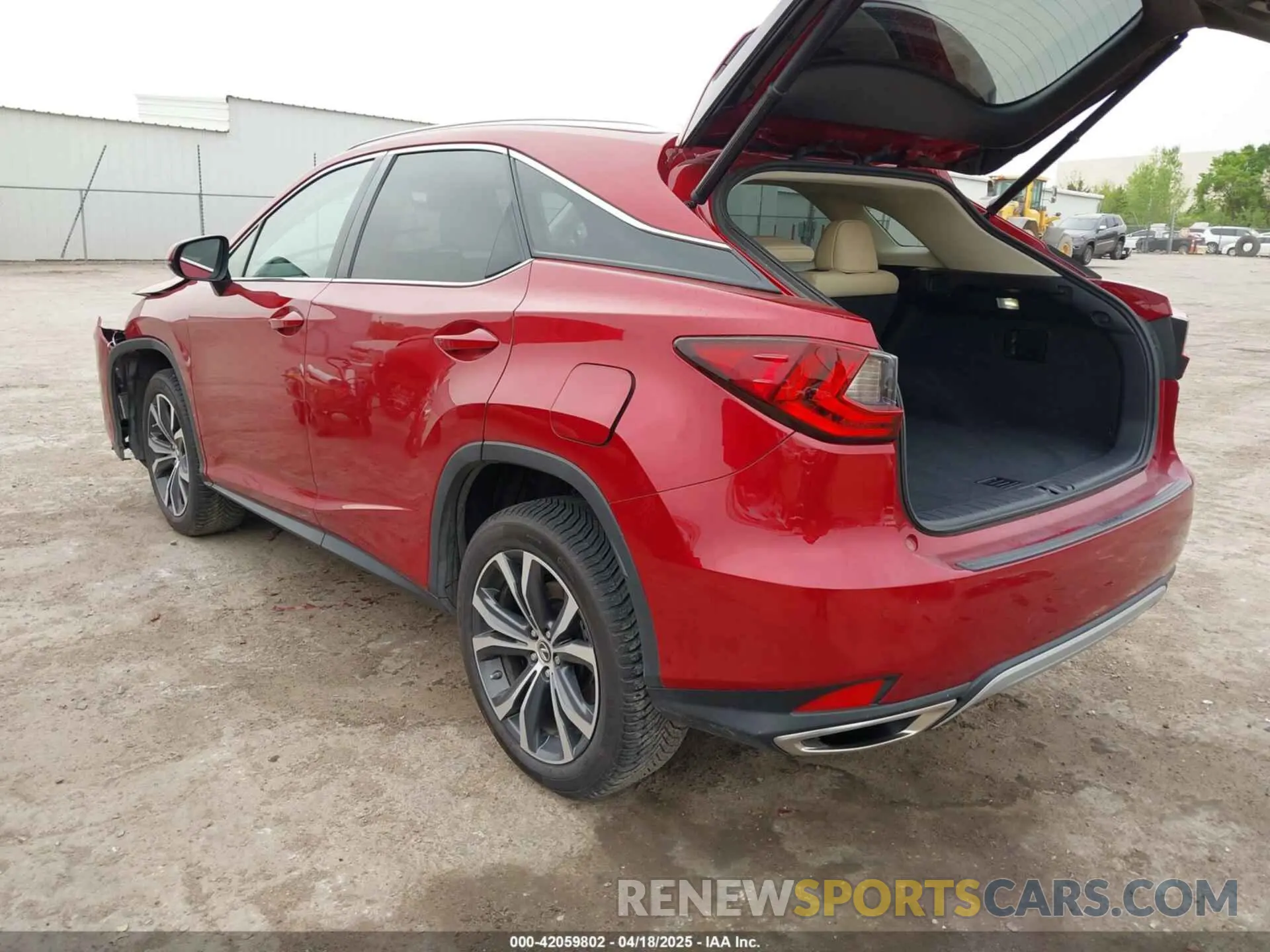 3 fotografías del automóvil dañado JTJHZMDAXN2058225 LEXUS RX 350 2022