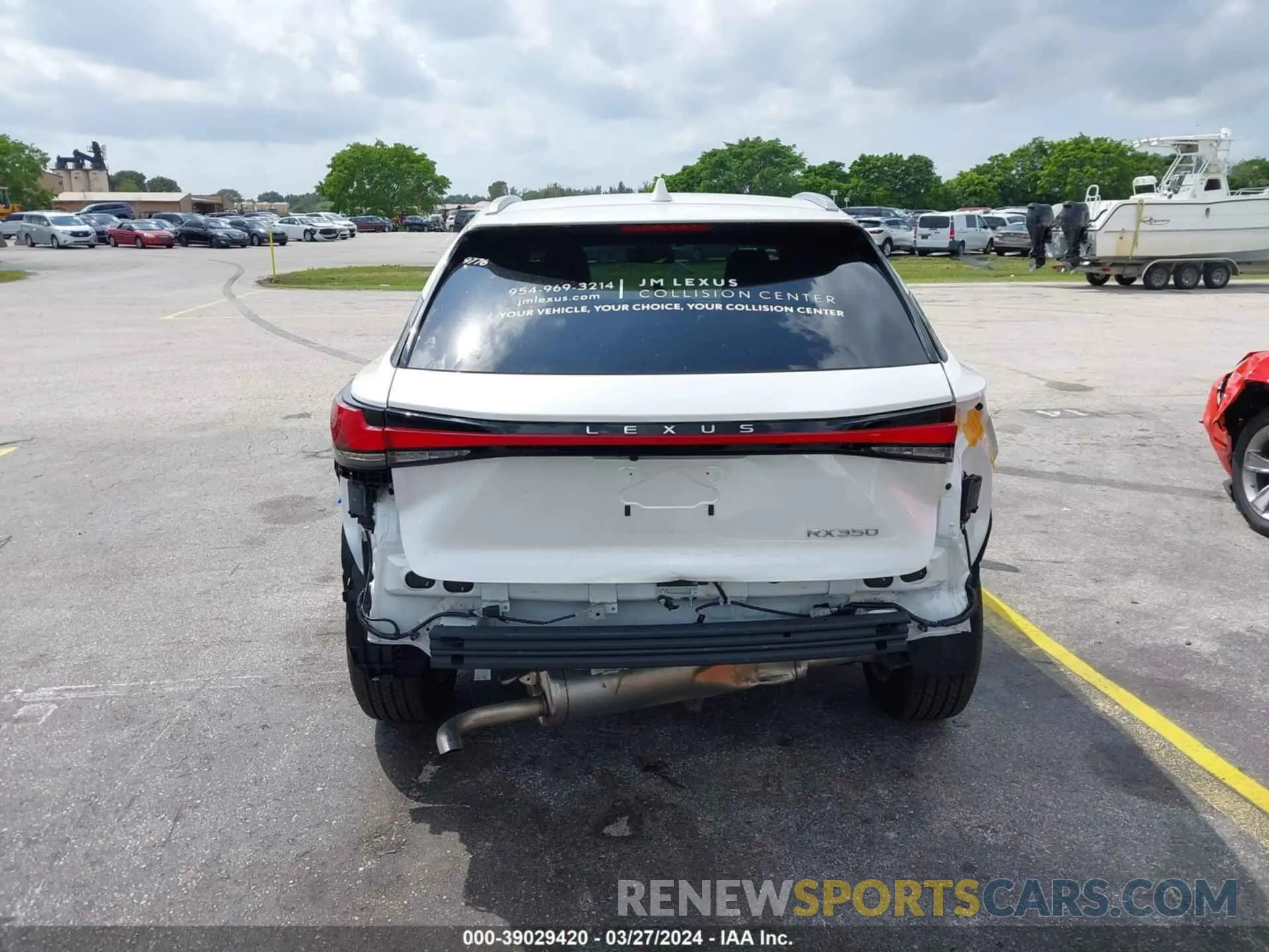 6 fotografías del automóvil dañado 2T2BAMBA0PC017637 LEXUS RX 350 2023