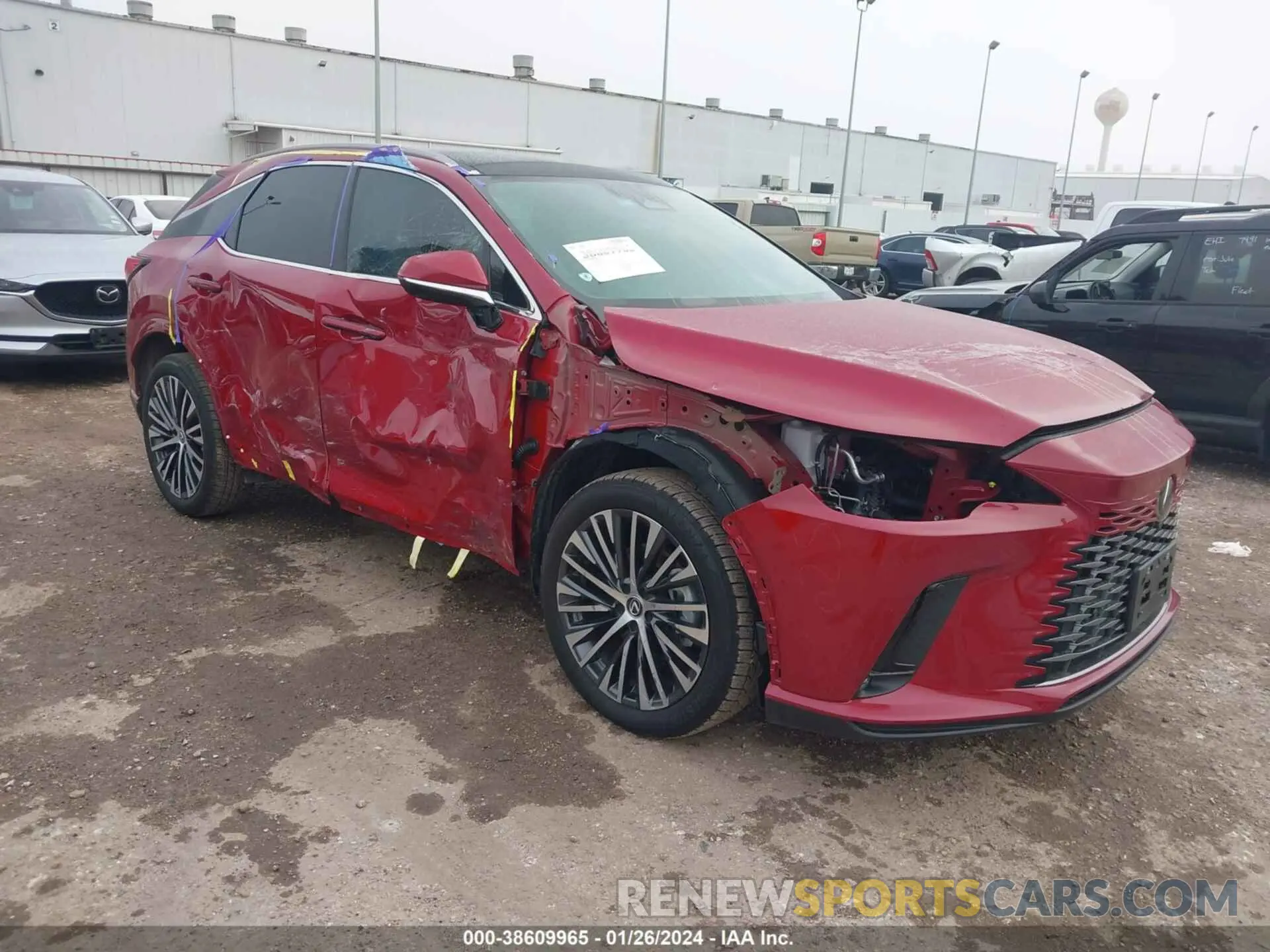 1 fotografías del automóvil dañado 2T2BAMBA0PC021882 LEXUS RX 350 2023
