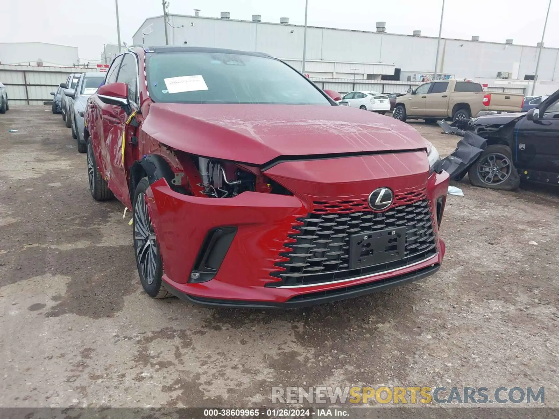 12 fotografías del automóvil dañado 2T2BAMBA0PC021882 LEXUS RX 350 2023