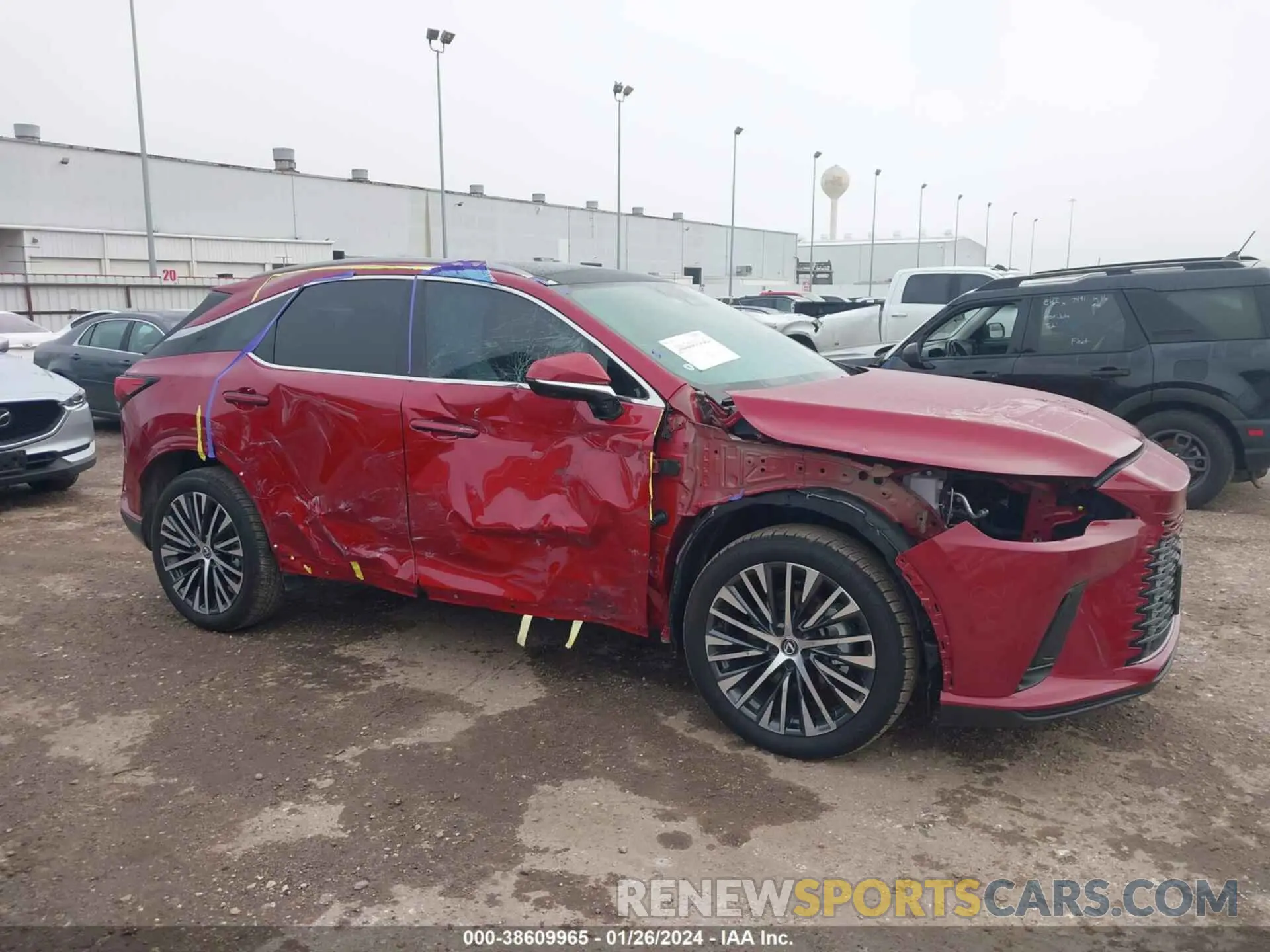 13 fotografías del automóvil dañado 2T2BAMBA0PC021882 LEXUS RX 350 2023