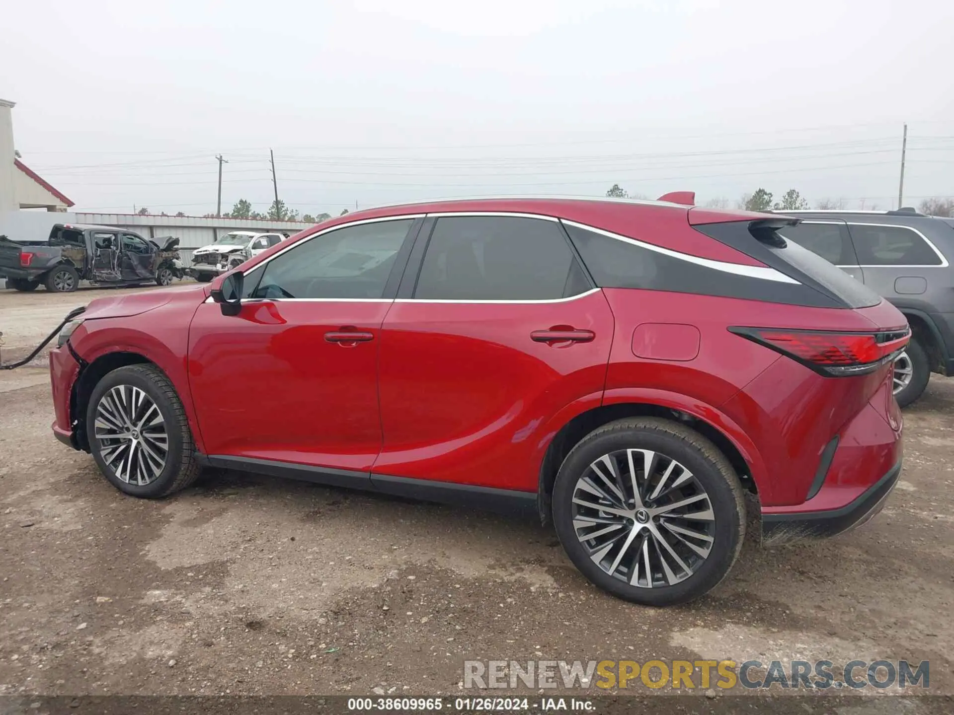 14 fotografías del automóvil dañado 2T2BAMBA0PC021882 LEXUS RX 350 2023