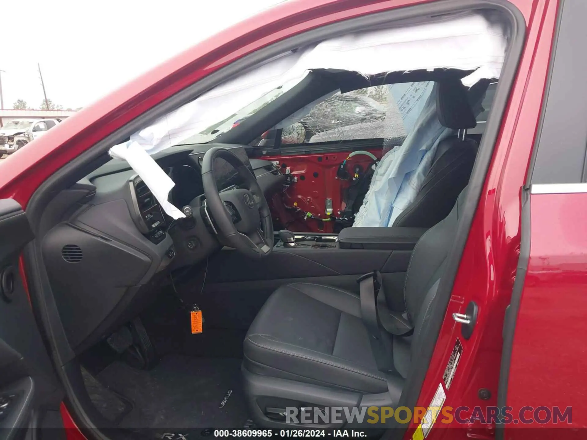 5 fotografías del automóvil dañado 2T2BAMBA0PC021882 LEXUS RX 350 2023