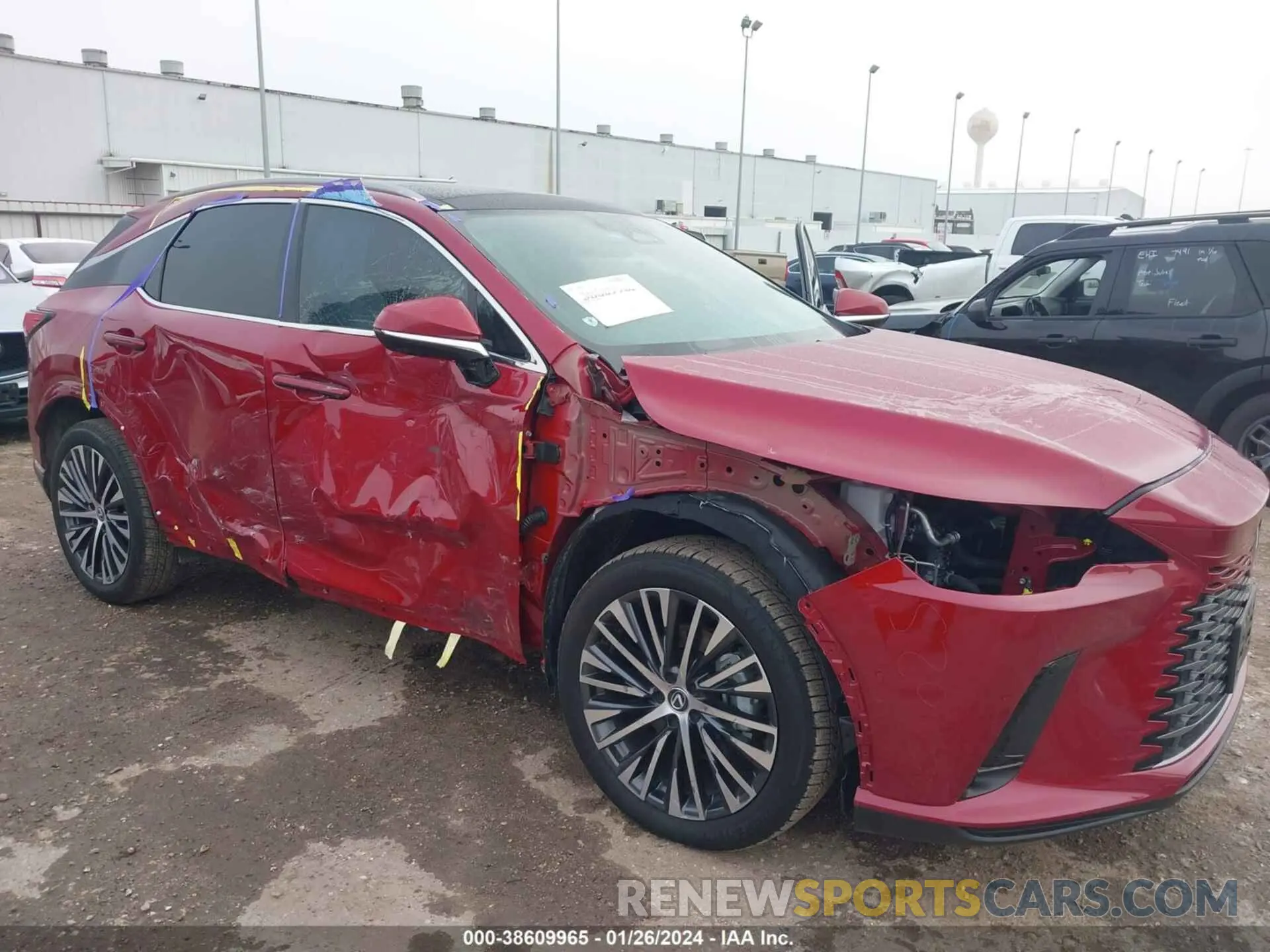 6 fotografías del automóvil dañado 2T2BAMBA0PC021882 LEXUS RX 350 2023