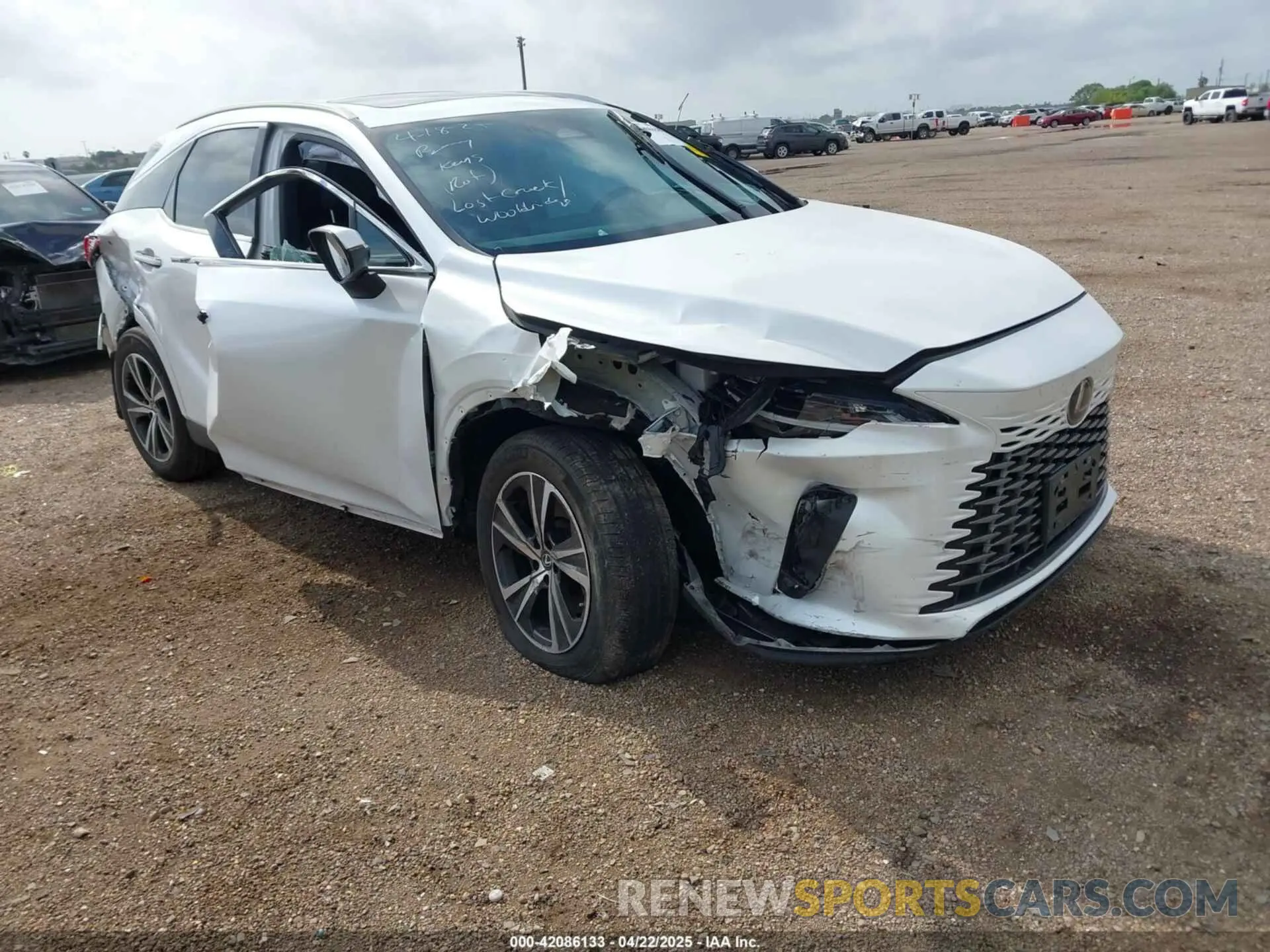1 fotografías del automóvil dañado 2T2BAMBA1PC019509 LEXUS RX 350 2023
