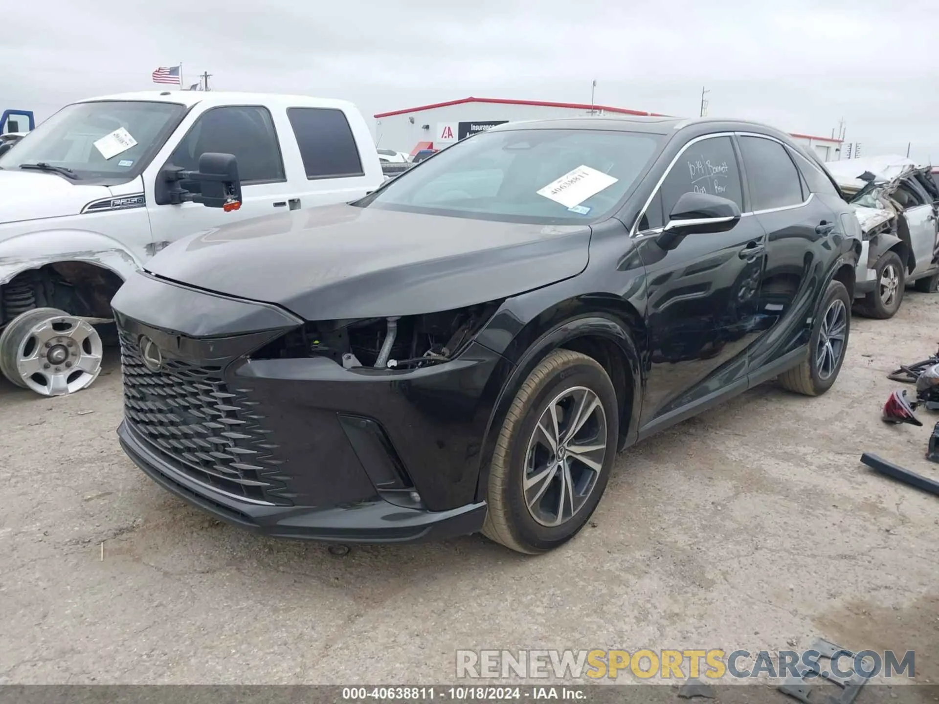 2 fotografías del automóvil dañado 2T2BAMBA4PC022257 LEXUS RX 350 2023