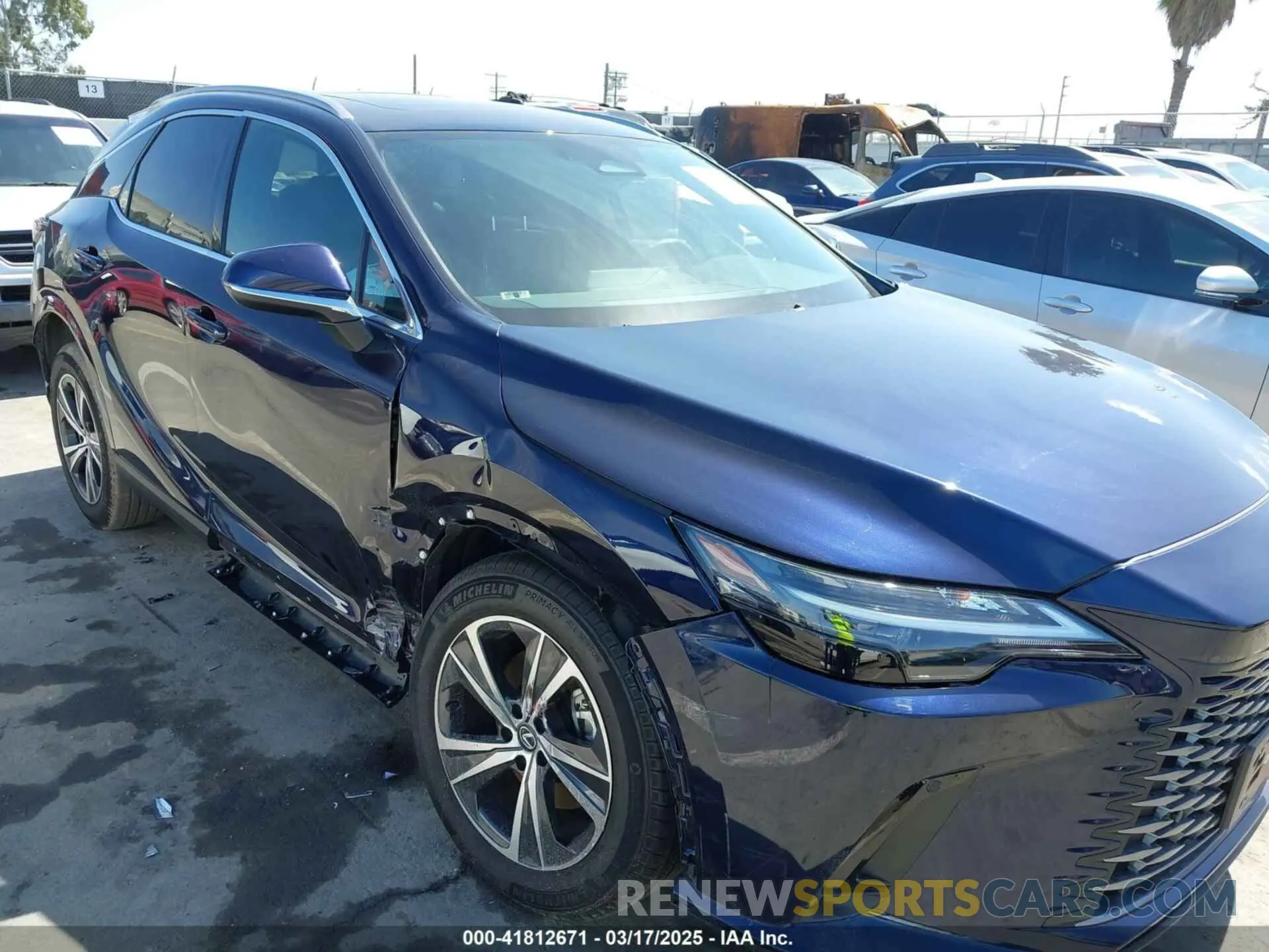6 fotografías del automóvil dañado 2T2BAMBA7PC007168 LEXUS RX 350 2023