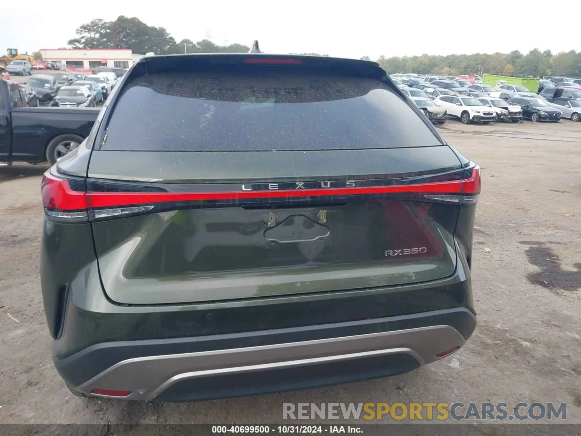 16 fotografías del automóvil dañado 2T2BAMBAXPC001932 LEXUS RX 350 2023