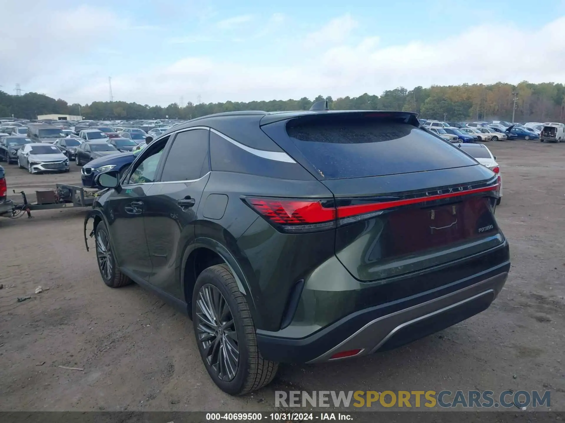 3 fotografías del automóvil dañado 2T2BAMBAXPC001932 LEXUS RX 350 2023