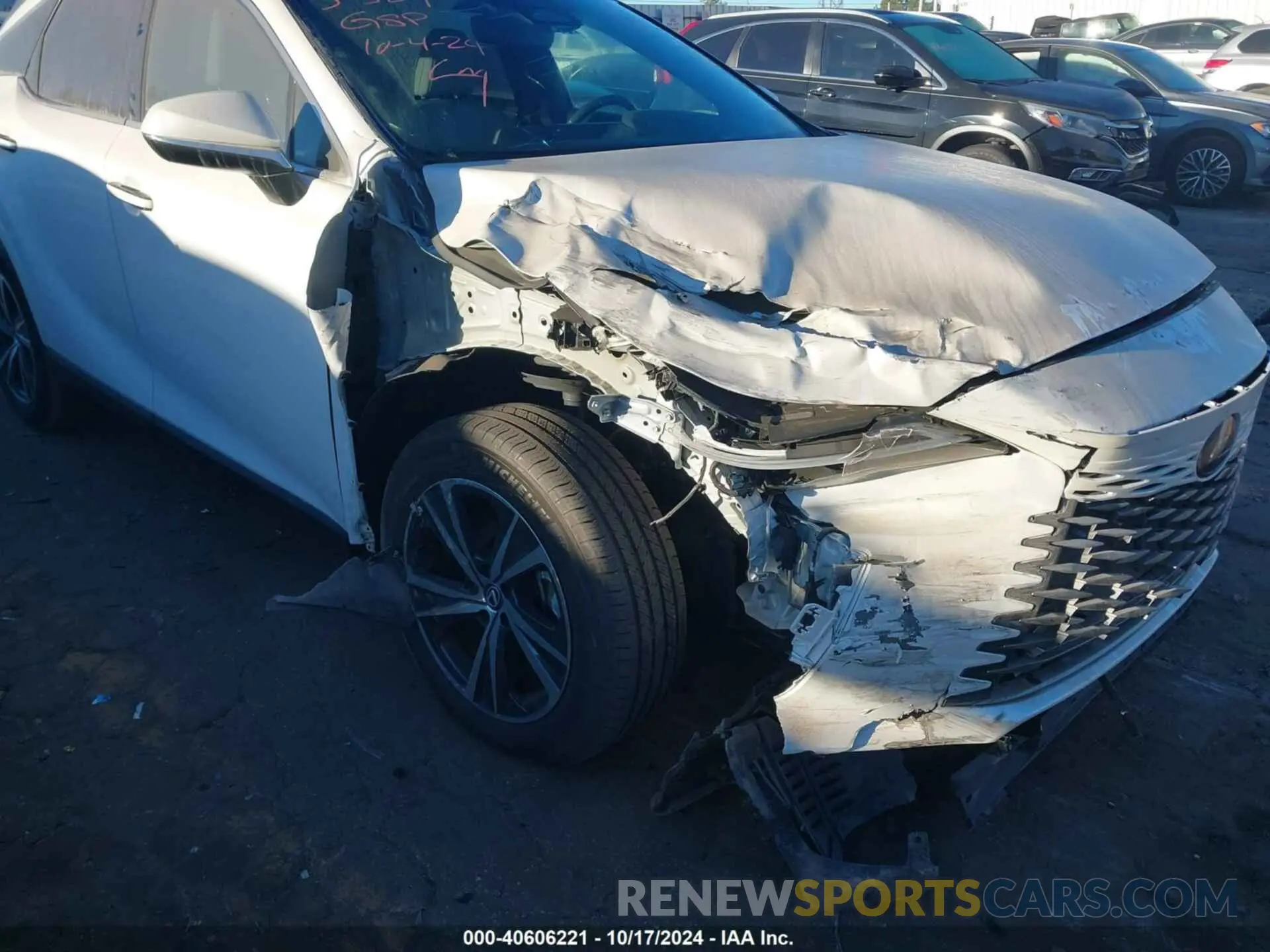 6 fotografías del automóvil dañado 2T2BAMBAXPC015524 LEXUS RX 350 2023