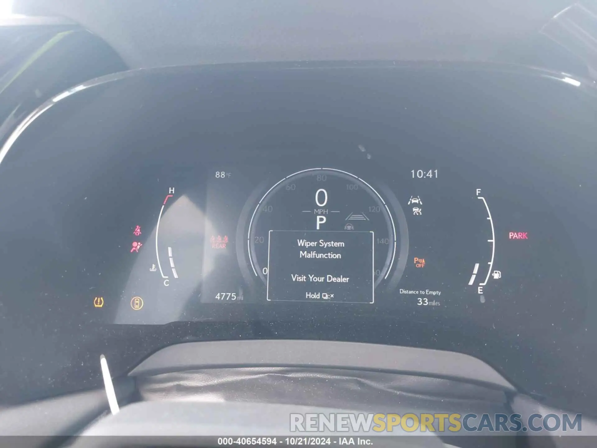 7 fotografías del automóvil dañado 2T2BAMCA0PC038339 LEXUS RX 350 2023