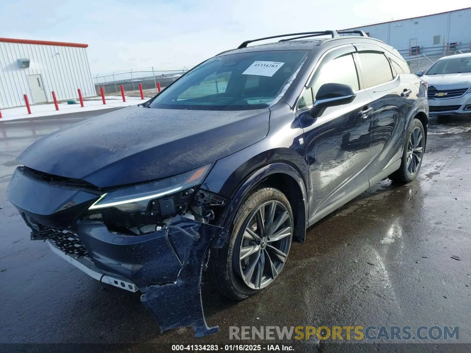 2 fotografías del automóvil dañado 2T2BAMCA1PC019377 LEXUS RX 350 2023
