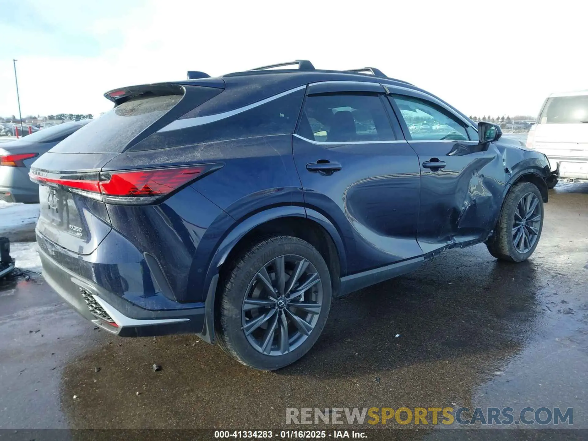 4 fotografías del automóvil dañado 2T2BAMCA1PC019377 LEXUS RX 350 2023