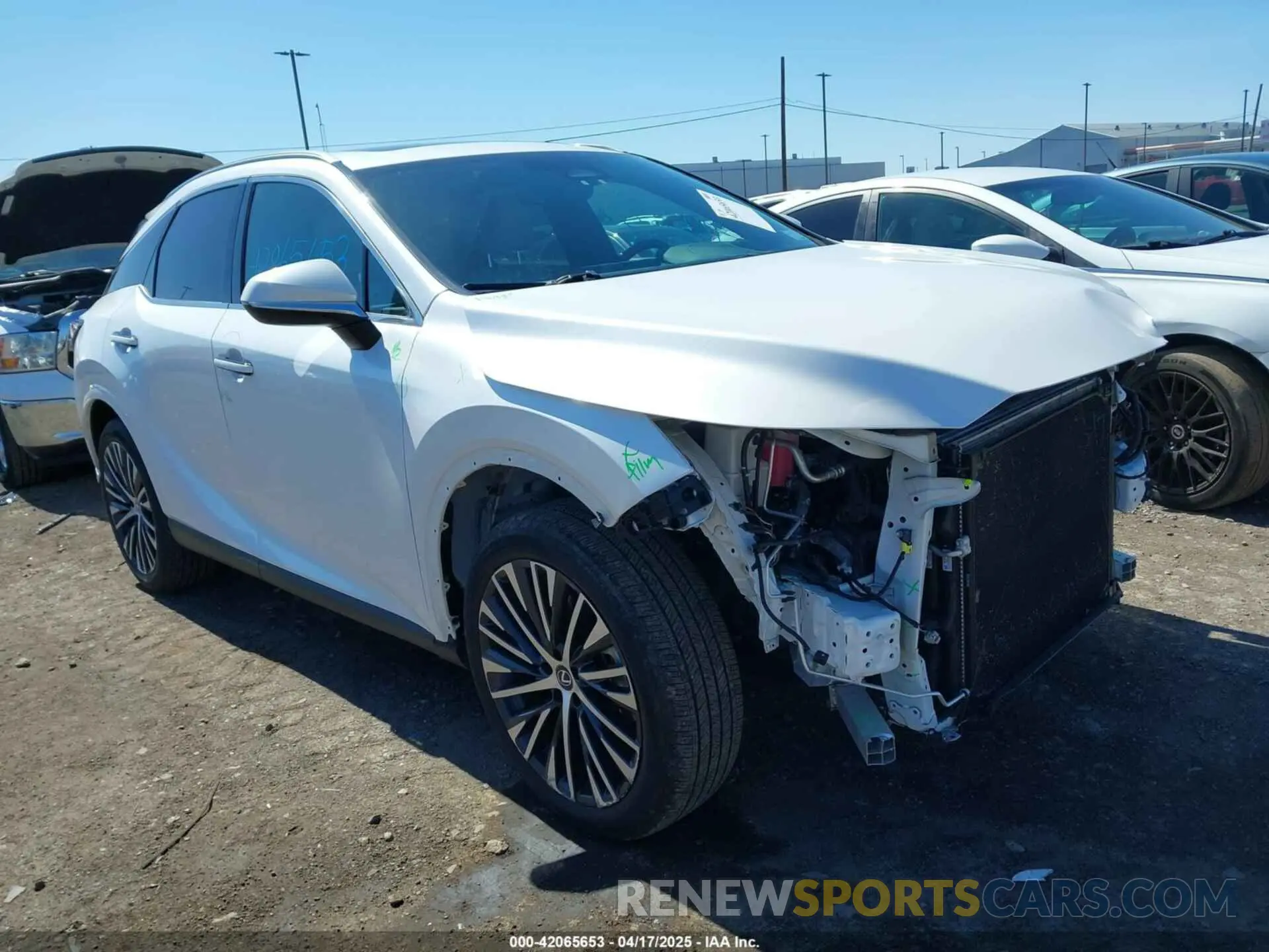 1 fotografías del automóvil dañado 2T2BAMCA5PC011069 LEXUS RX 350 2023
