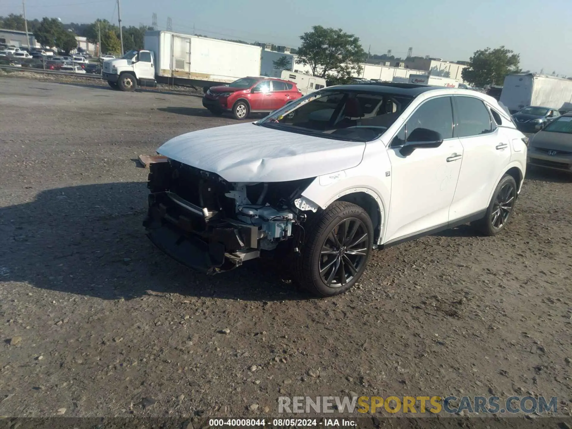 2 fotografías del automóvil dañado 2T2BAMCA6PC015115 LEXUS RX 350 2023