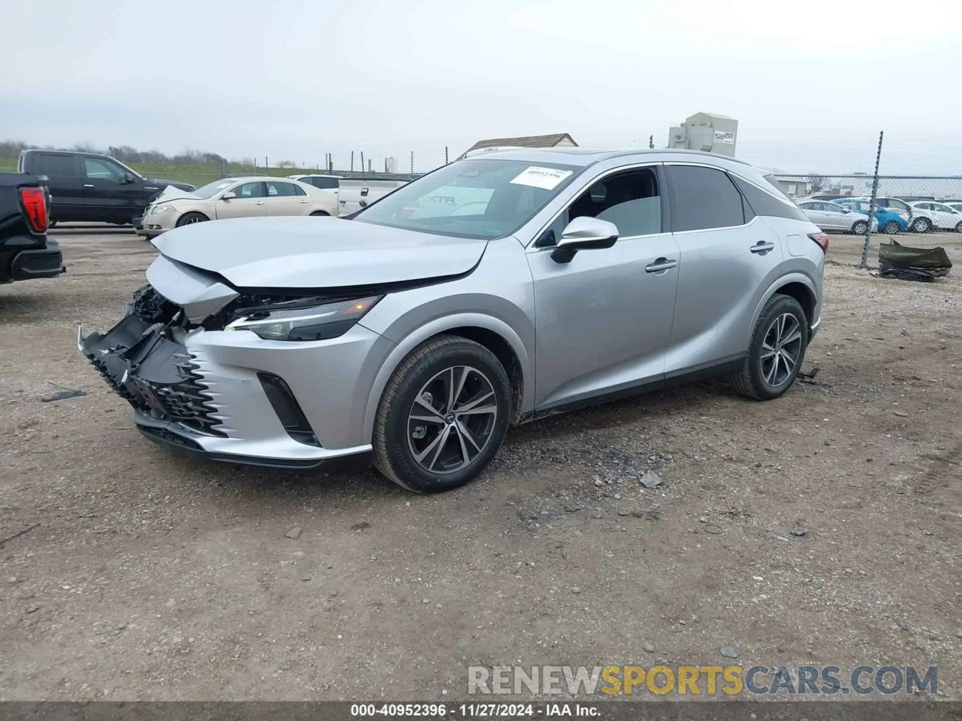 2 fotografías del automóvil dañado 2T2BAMCA6PC015552 LEXUS RX 350 2023