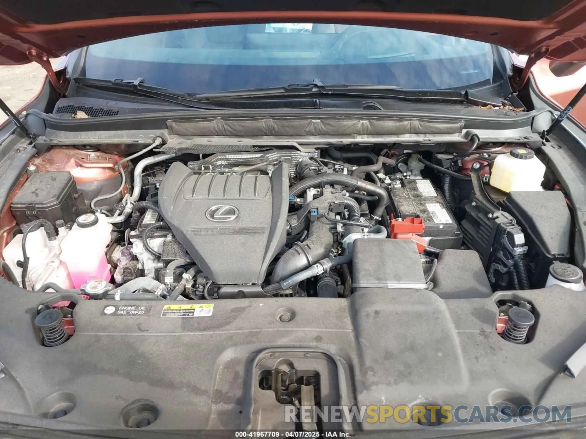 10 fotografías del automóvil dañado 2T2BAMCA6PC019746 LEXUS RX 350 2023