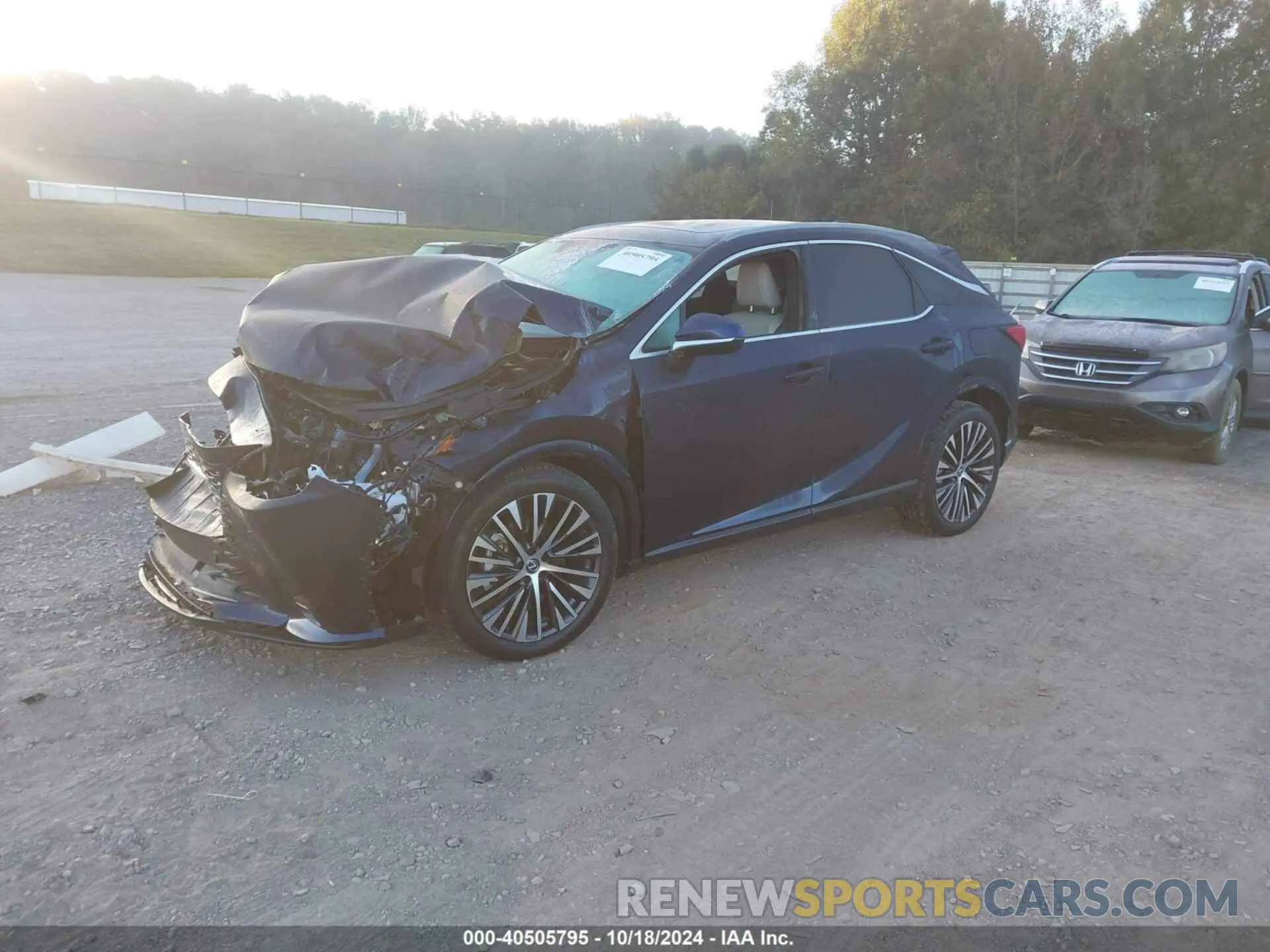 2 fotografías del automóvil dañado 2T2BAMCA8PC011213 LEXUS RX 350 2023