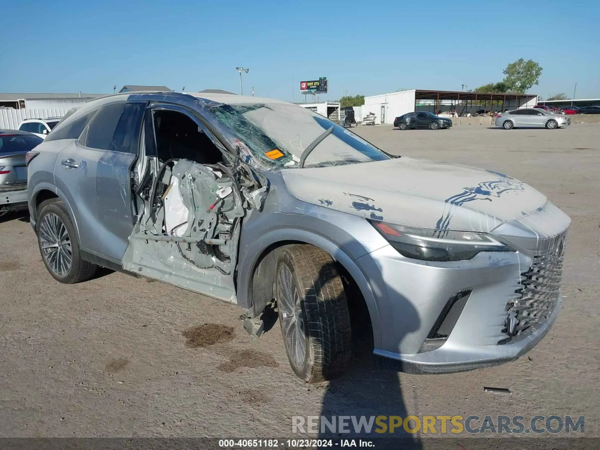 6 fotografías del automóvil dañado JTJCHMAA3P2000669 LEXUS RX 350 2023