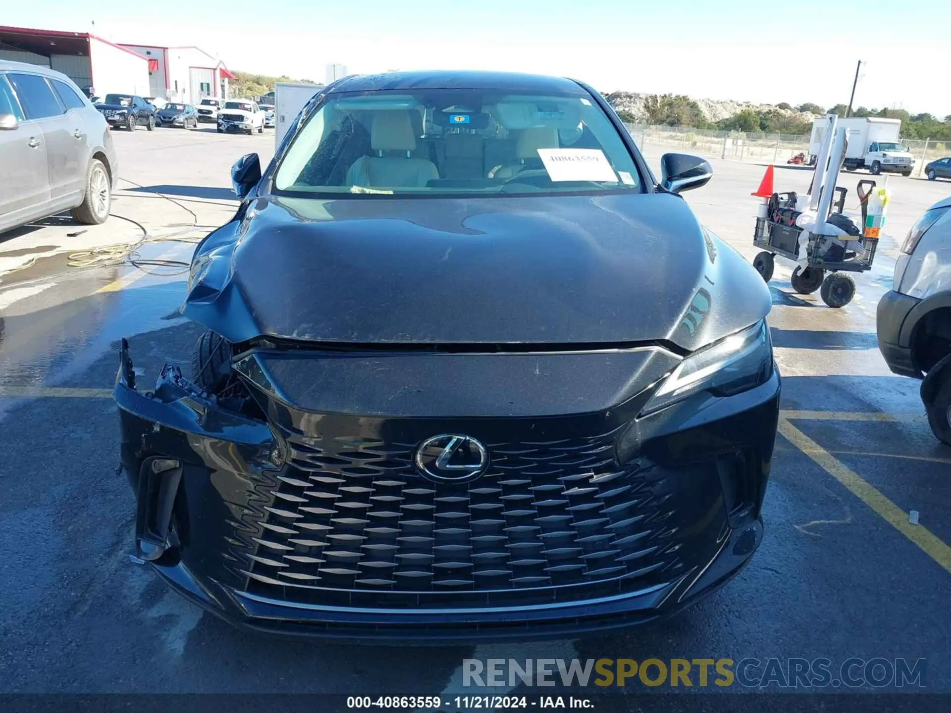 12 fotografías del automóvil dañado 2T2BAMBA1RC023966 LEXUS RX 350 2024