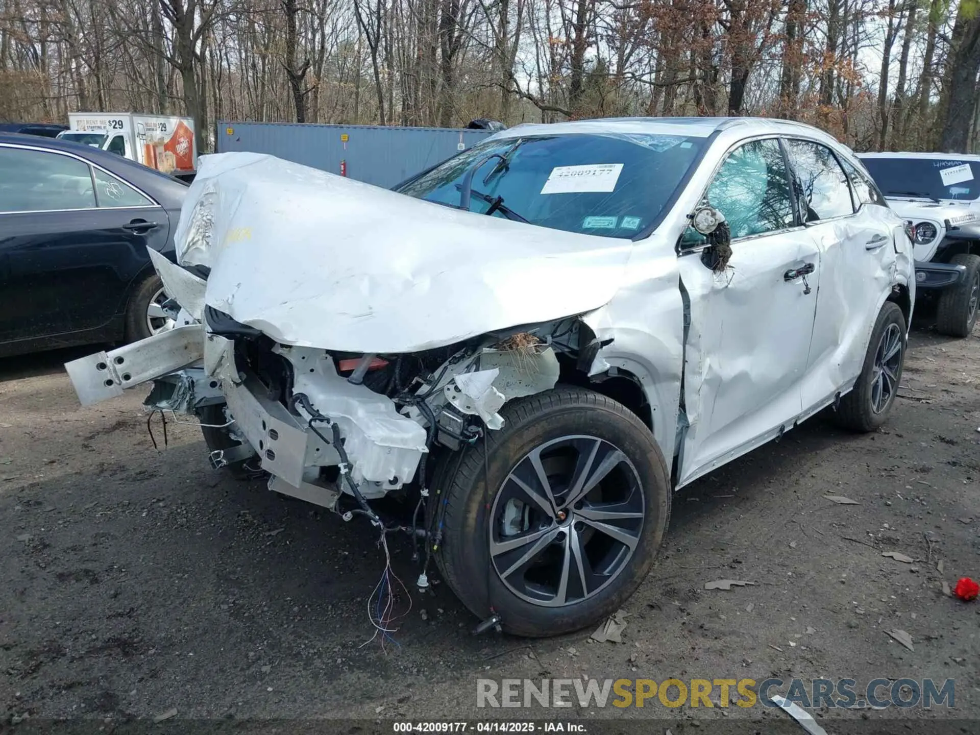 2 fotografías del automóvil dañado 2T2BAMCA7SC095145 LEXUS RX 350 2025