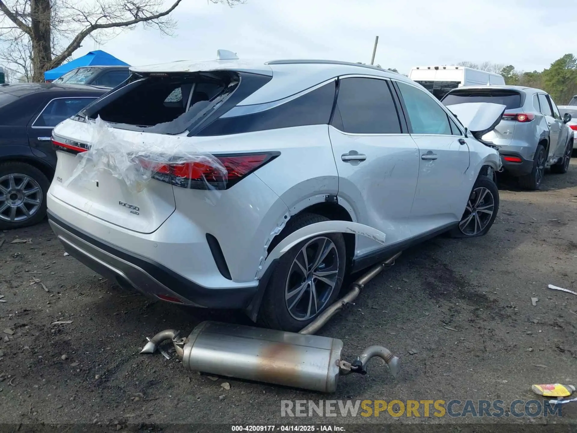 4 fotografías del automóvil dañado 2T2BAMCA7SC095145 LEXUS RX 350 2025