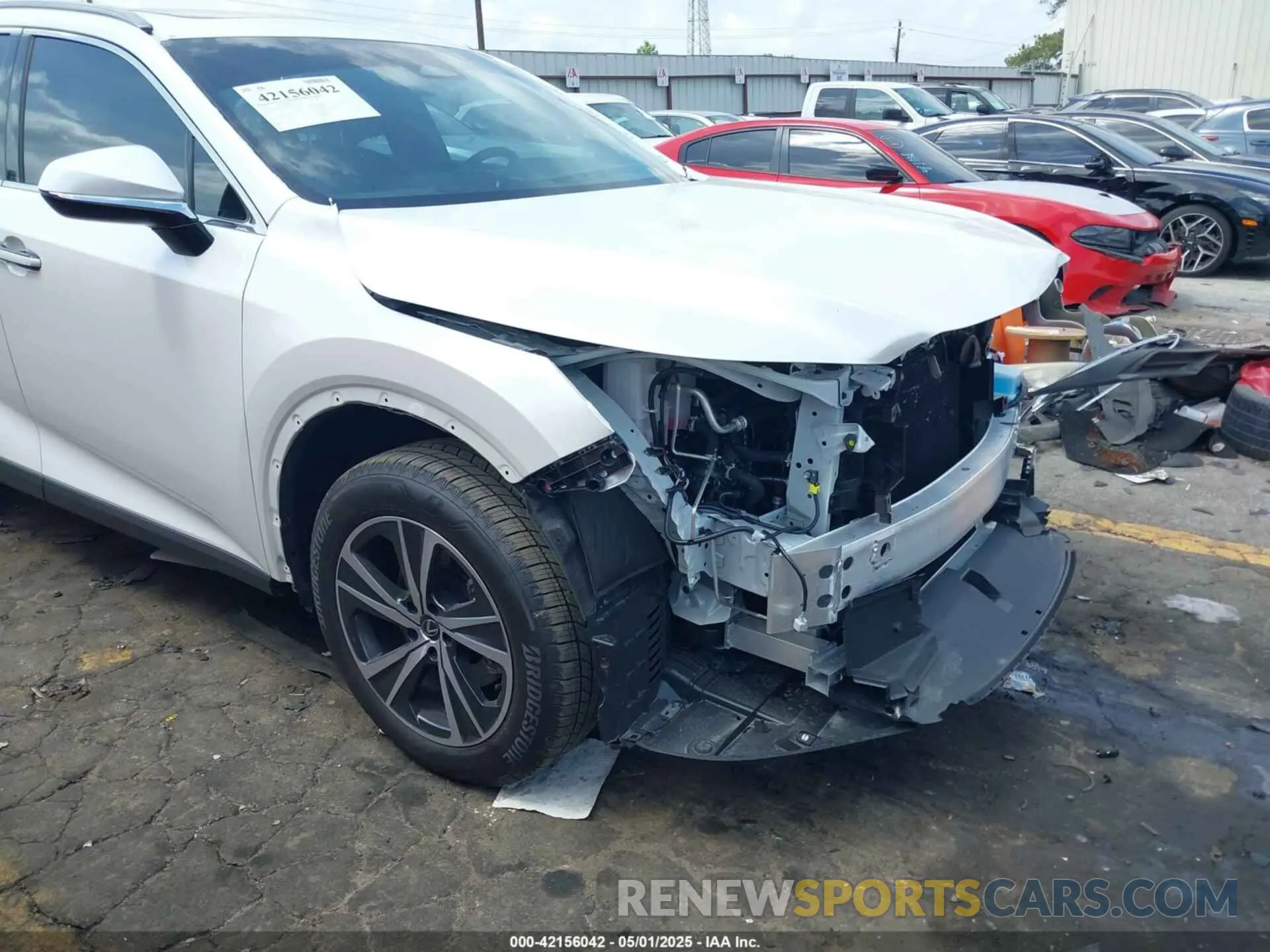 18 fotografías del automóvil dañado JTJCHMAA9S2022801 LEXUS RX 350 2025