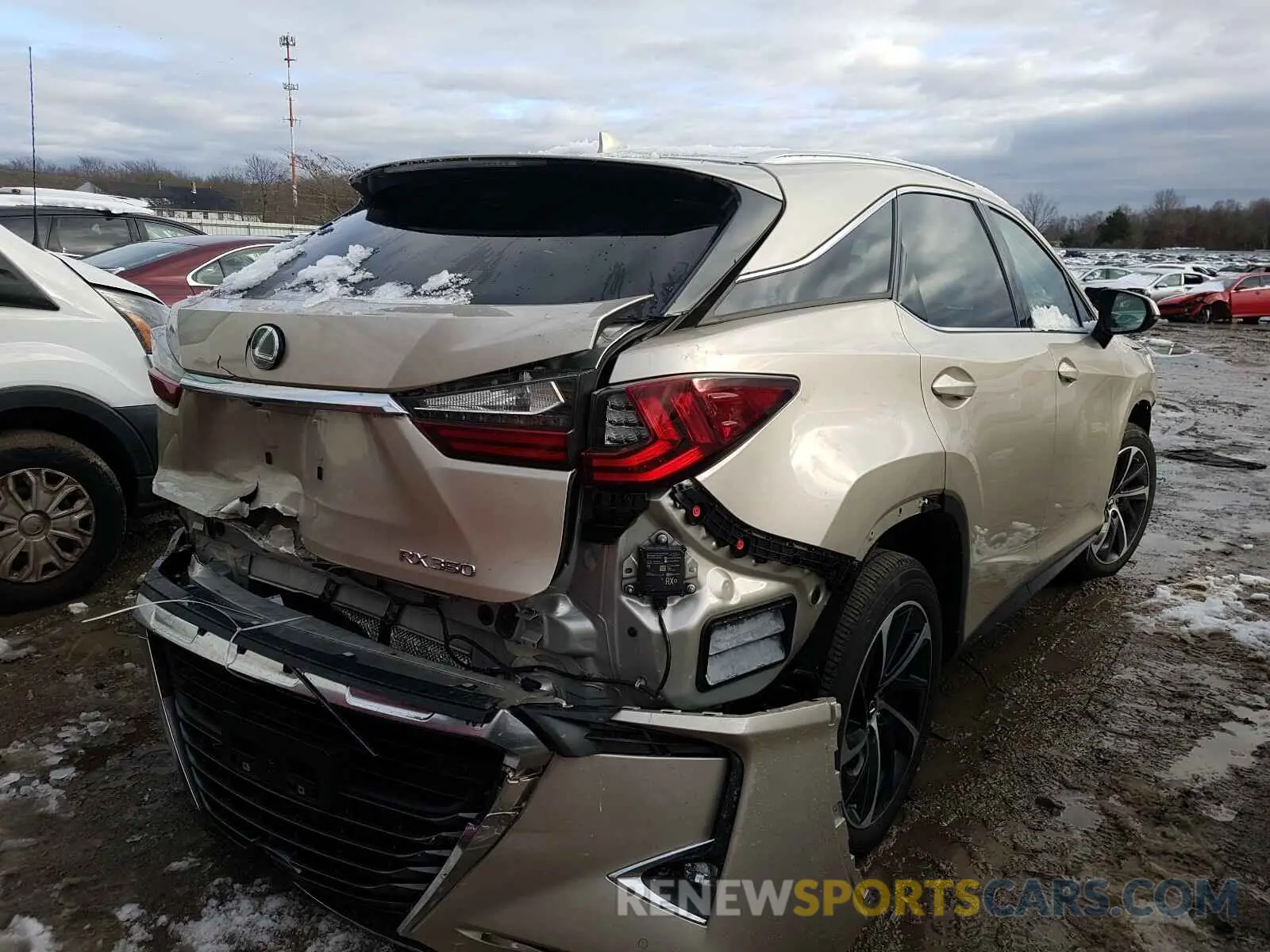 4 fotografías del automóvil dañado 2T2BZMCA2KC203616 LEXUS RX 350 BAS 2019