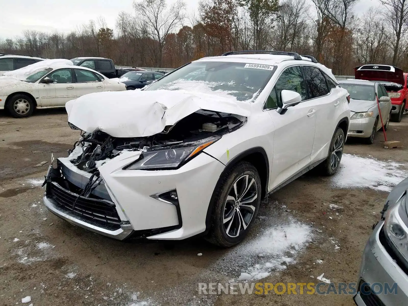 2 fotografías del automóvil dañado 2T2BZMCA9KC203726 LEXUS RX 350 BAS 2019