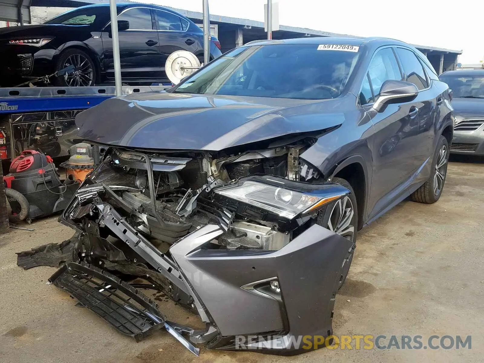 2 fotografías del automóvil dañado 2T2ZZMCA4KC140825 LEXUS RX 350 BAS 2019