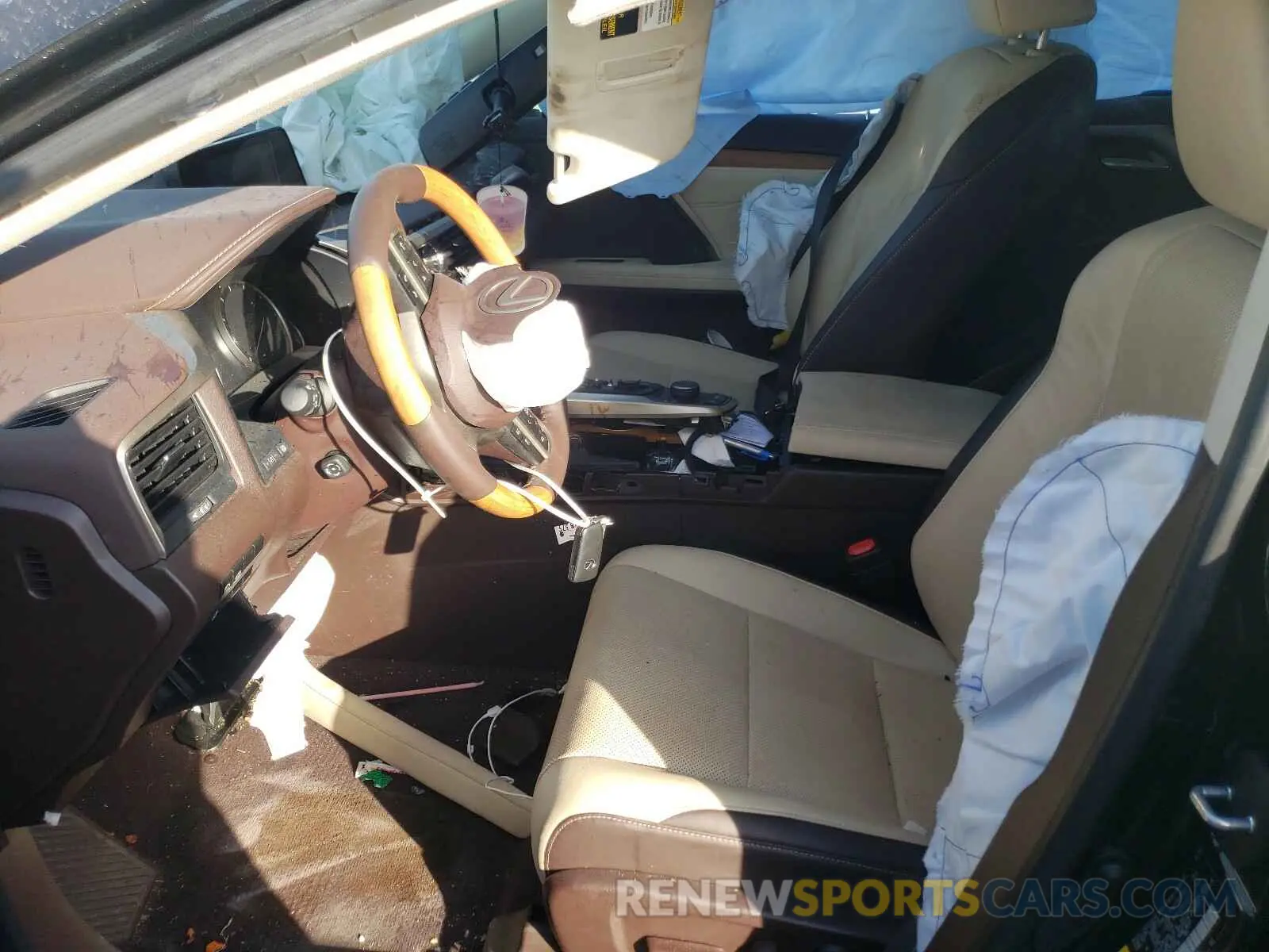 5 fotografías del automóvil dañado 2T2ZZMCA7KC131746 LEXUS RX 350 BAS 2019