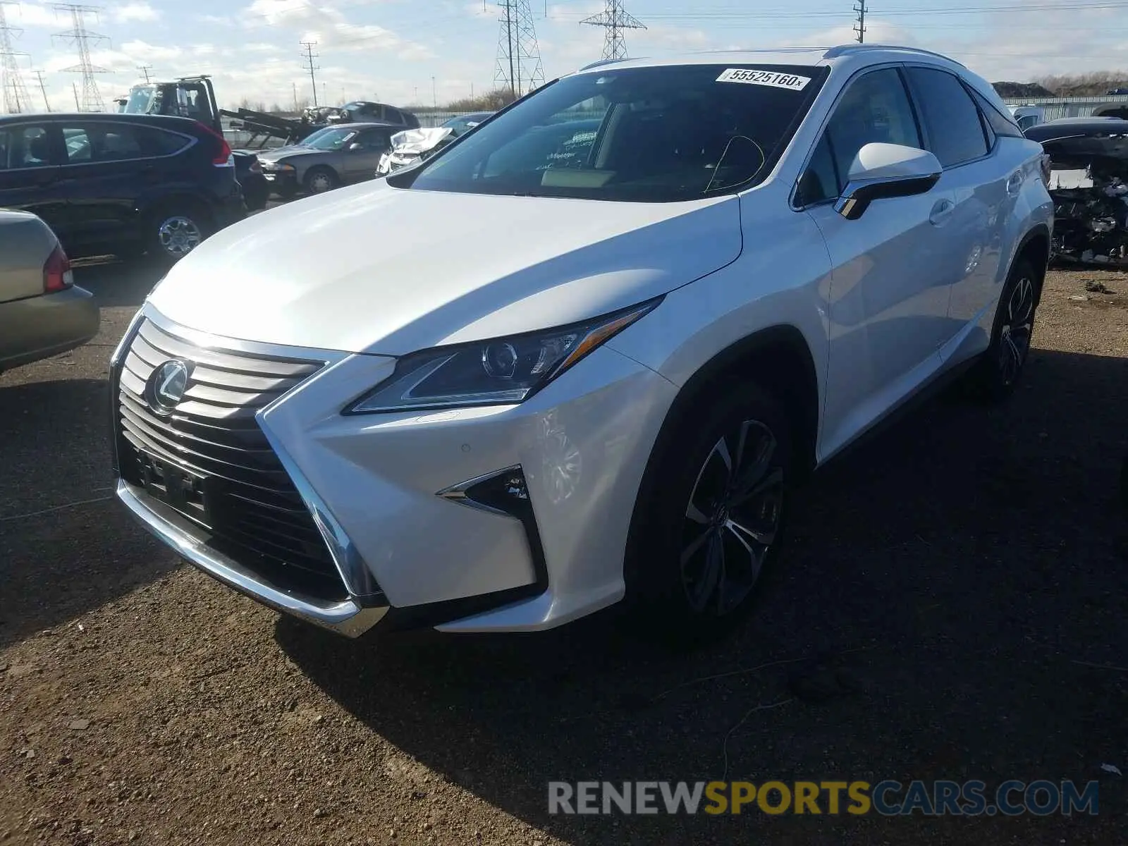 2 fotografías del automóvil dañado JTJBZMCA8K2040339 LEXUS RX 350 BAS 2019