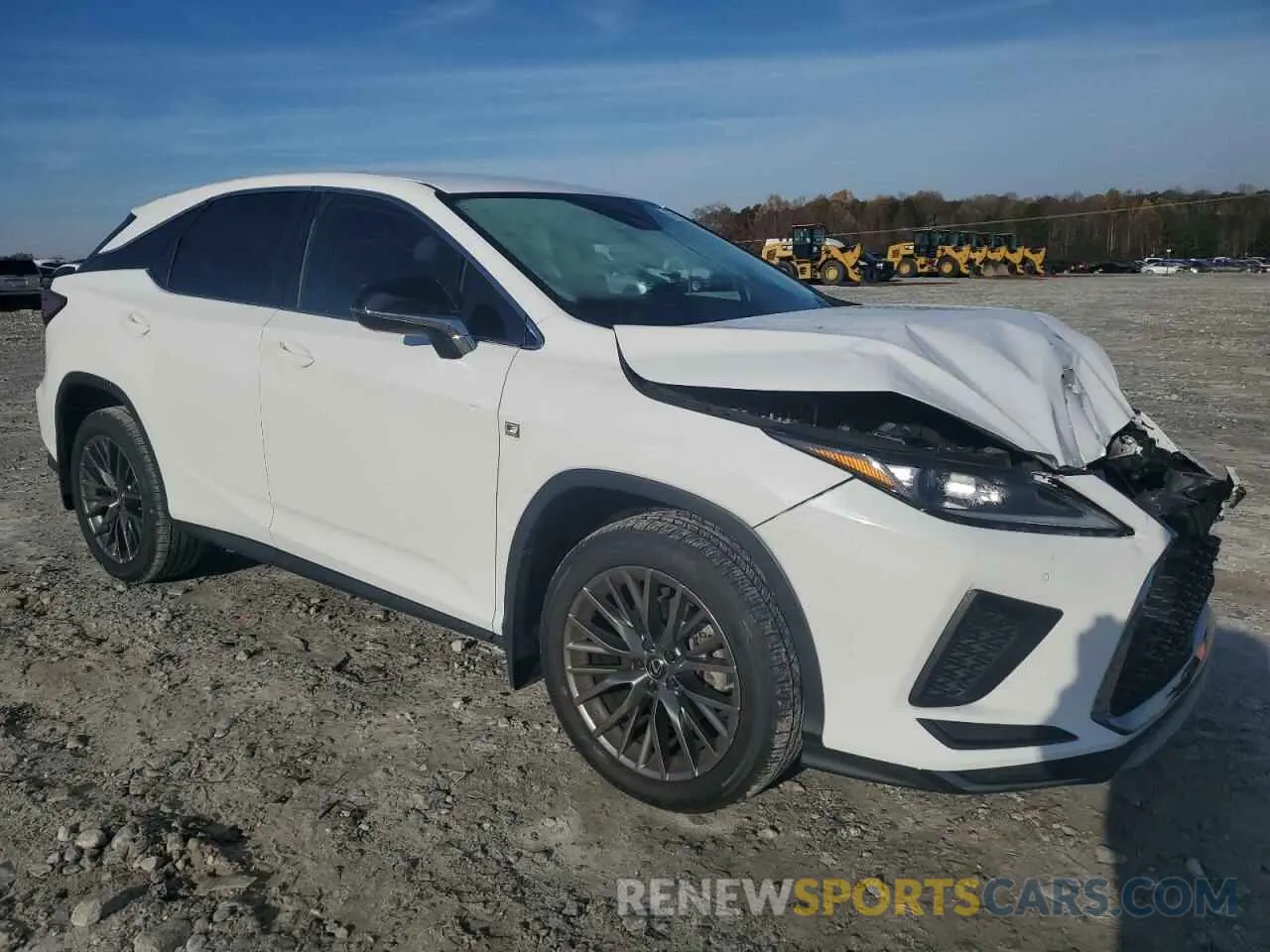 4 fotografías del automóvil dañado 2T2SZMDAXLC235598 LEXUS RX 350 F S 2020