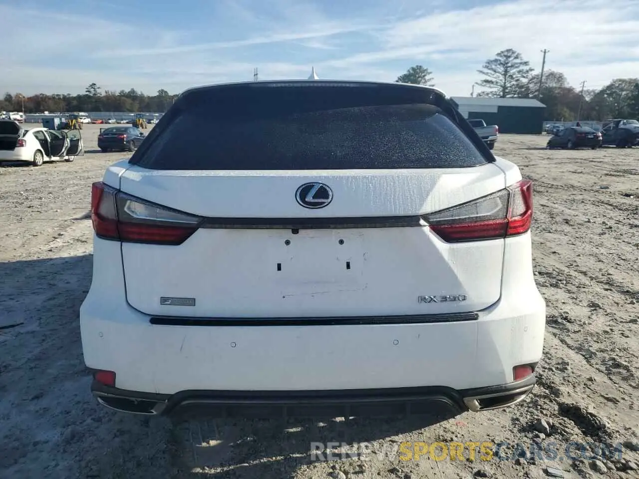 6 fotografías del automóvil dañado 2T2SZMDAXLC235598 LEXUS RX 350 F S 2020