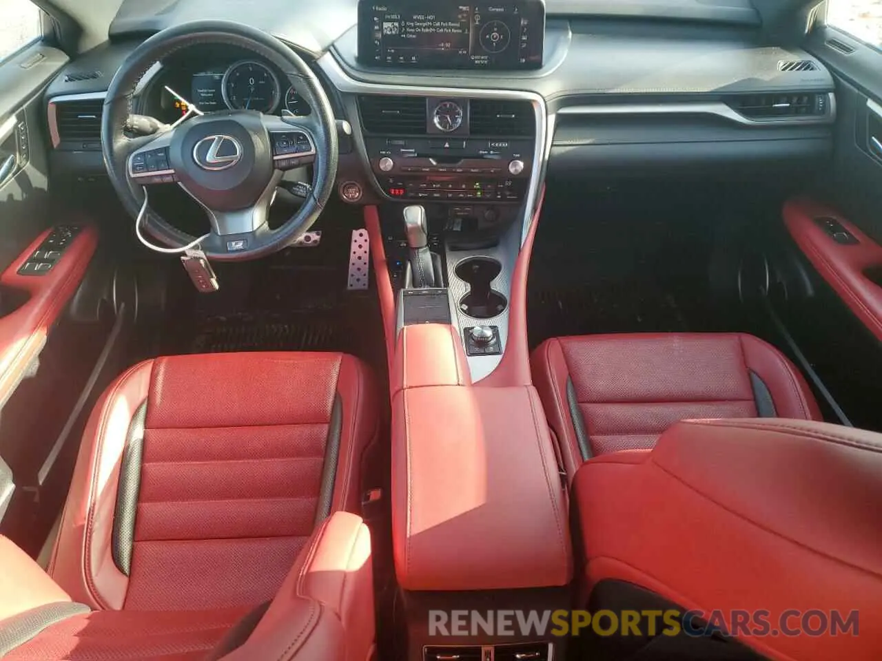 8 fotografías del automóvil dañado 2T2SZMDAXLC235598 LEXUS RX 350 F S 2020