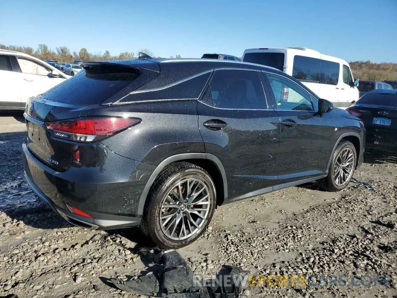 3 fotografías del automóvil dañado 2T2YZMDA0LC234969 LEXUS RX 350 F S 2020
