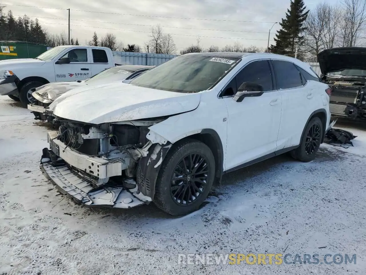 1 fotografías del automóvil dañado 2T2YZMDA2LC251207 LEXUS RX 350 F S 2020