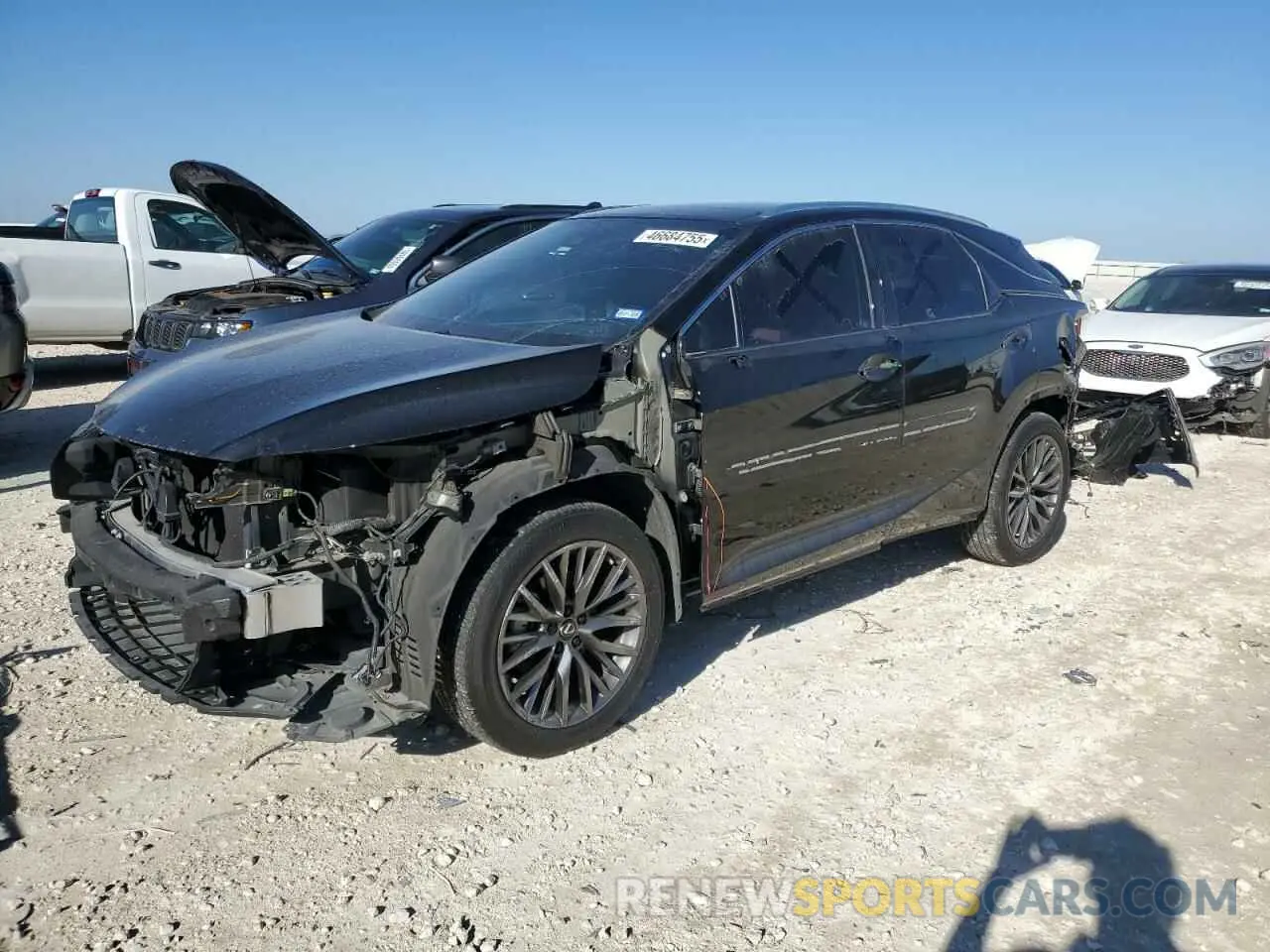 1 fotografías del automóvil dañado 2T2YZMDA5LC244400 LEXUS RX 350 F S 2020