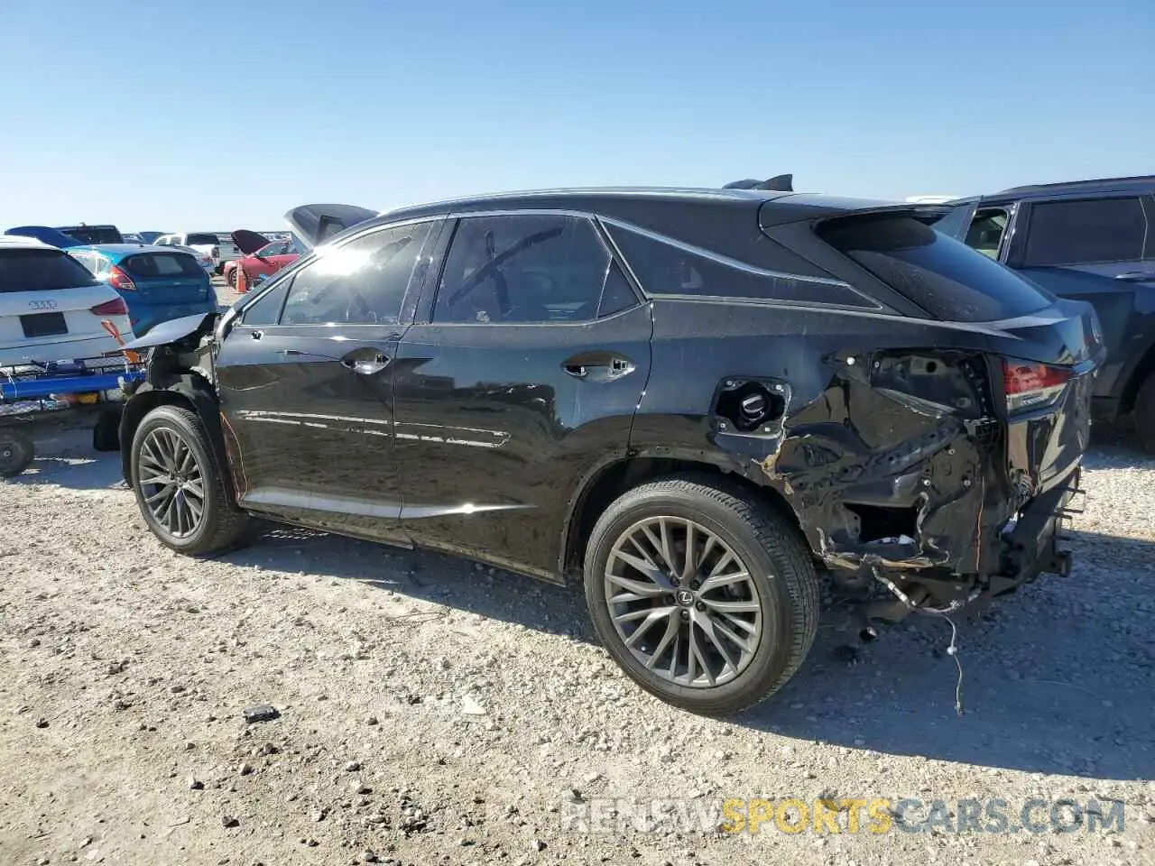 2 fotografías del automóvil dañado 2T2YZMDA5LC244400 LEXUS RX 350 F S 2020