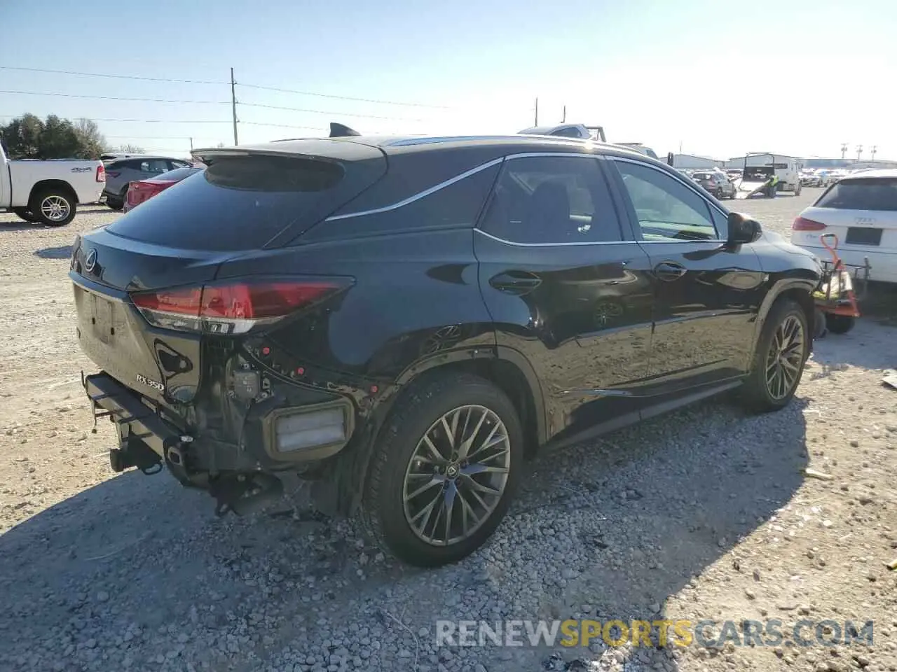 3 fotografías del automóvil dañado 2T2YZMDA5LC244400 LEXUS RX 350 F S 2020