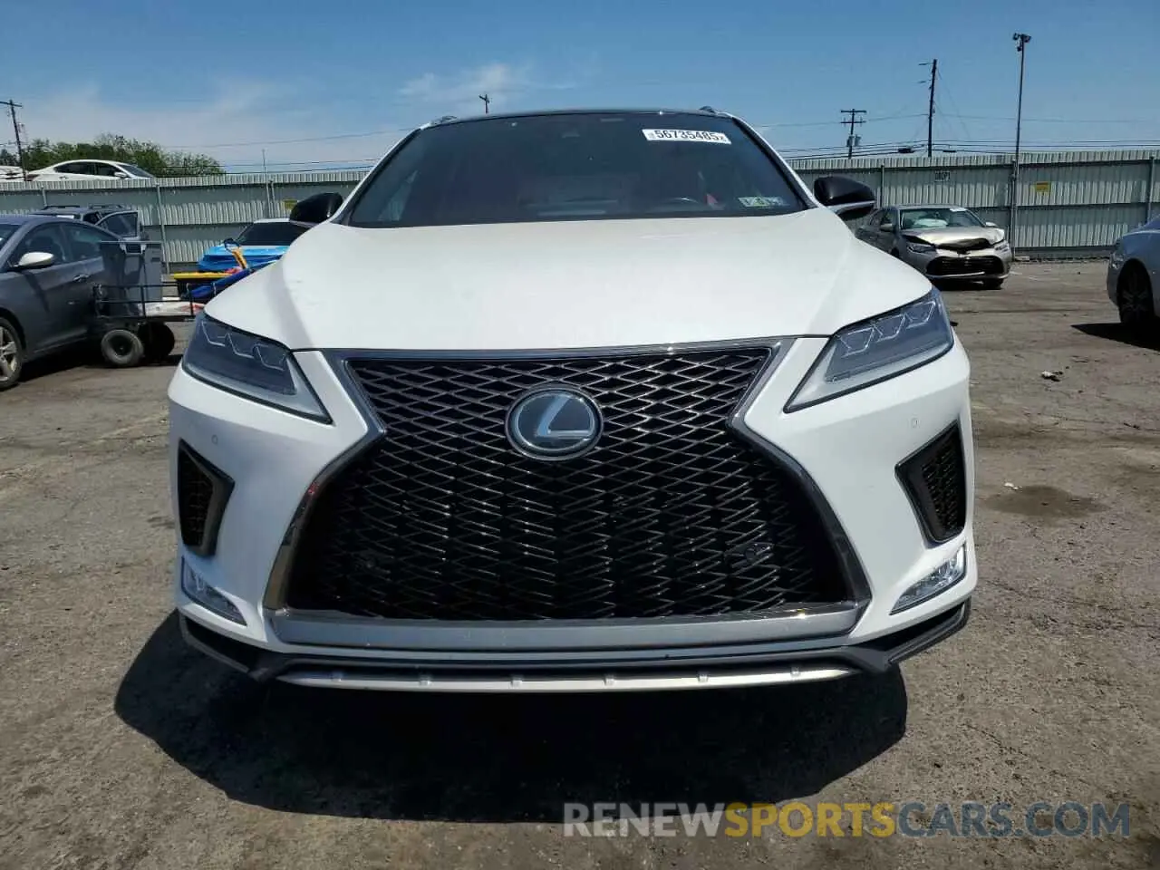 5 fotografías del automóvil dañado 2T2YZMDA5LC257258 LEXUS RX 350 F S 2020