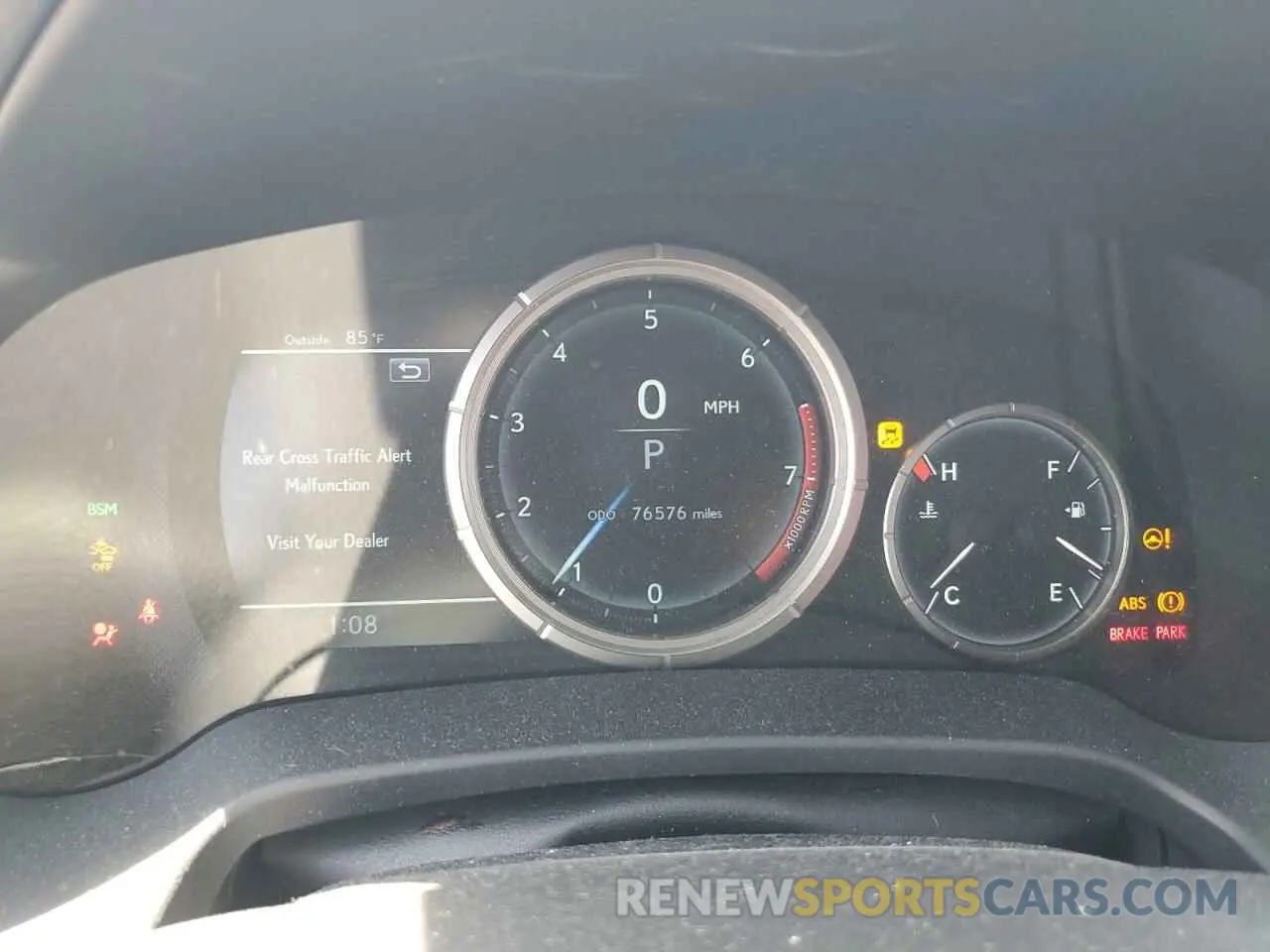 9 fotografías del automóvil dañado 2T2YZMDA5LC257258 LEXUS RX 350 F S 2020