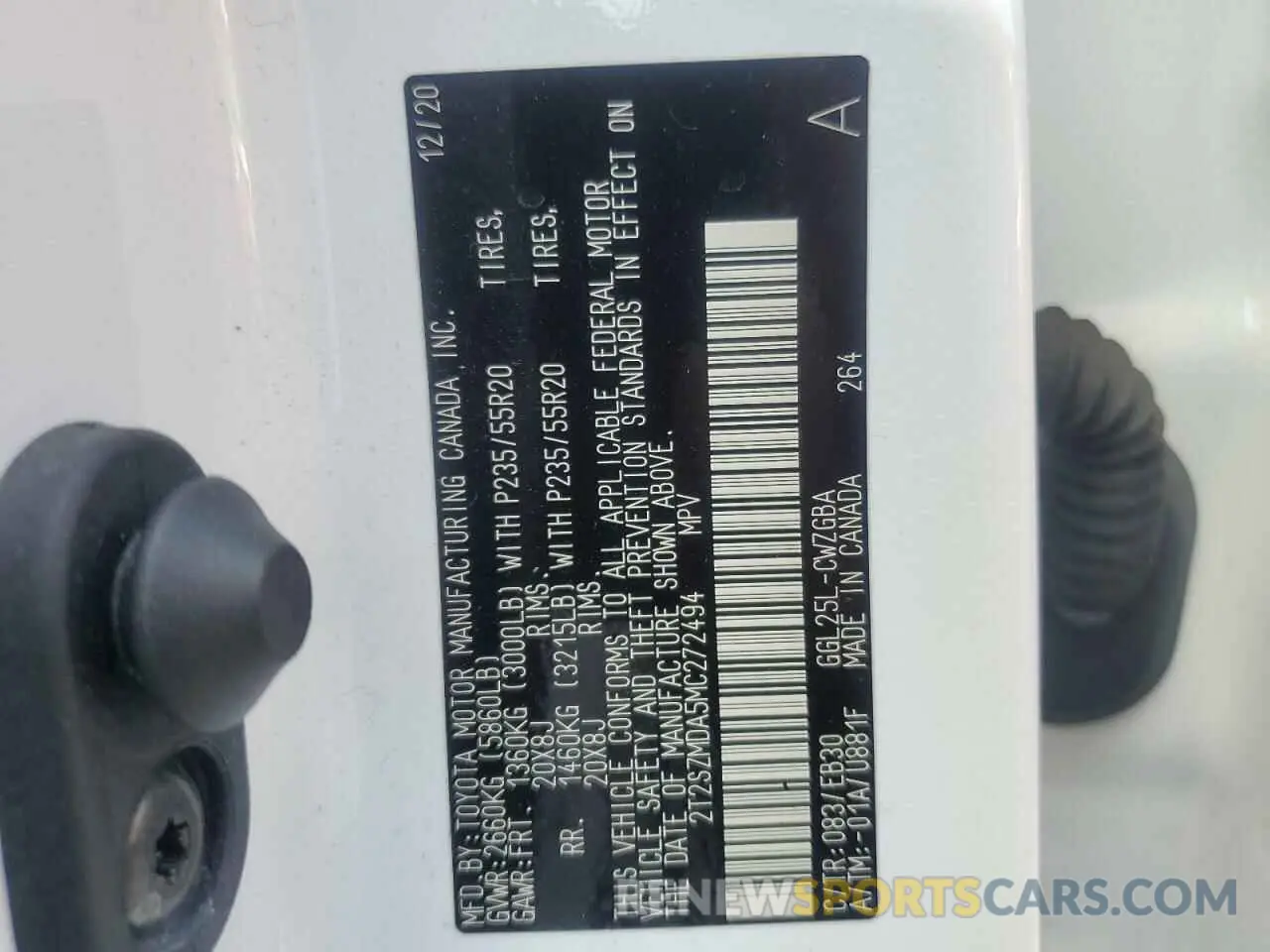 13 fotografías del automóvil dañado 2T2SZMDA5MC272494 LEXUS RX 350 F S 2021