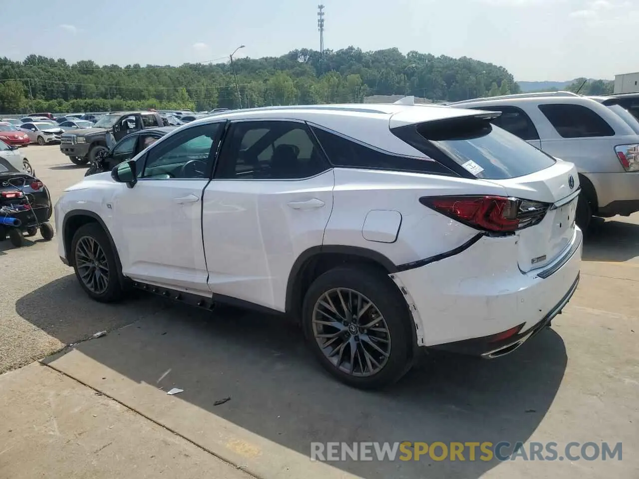 2 fotografías del automóvil dañado 2T2SZMDA5MC272494 LEXUS RX 350 F S 2021
